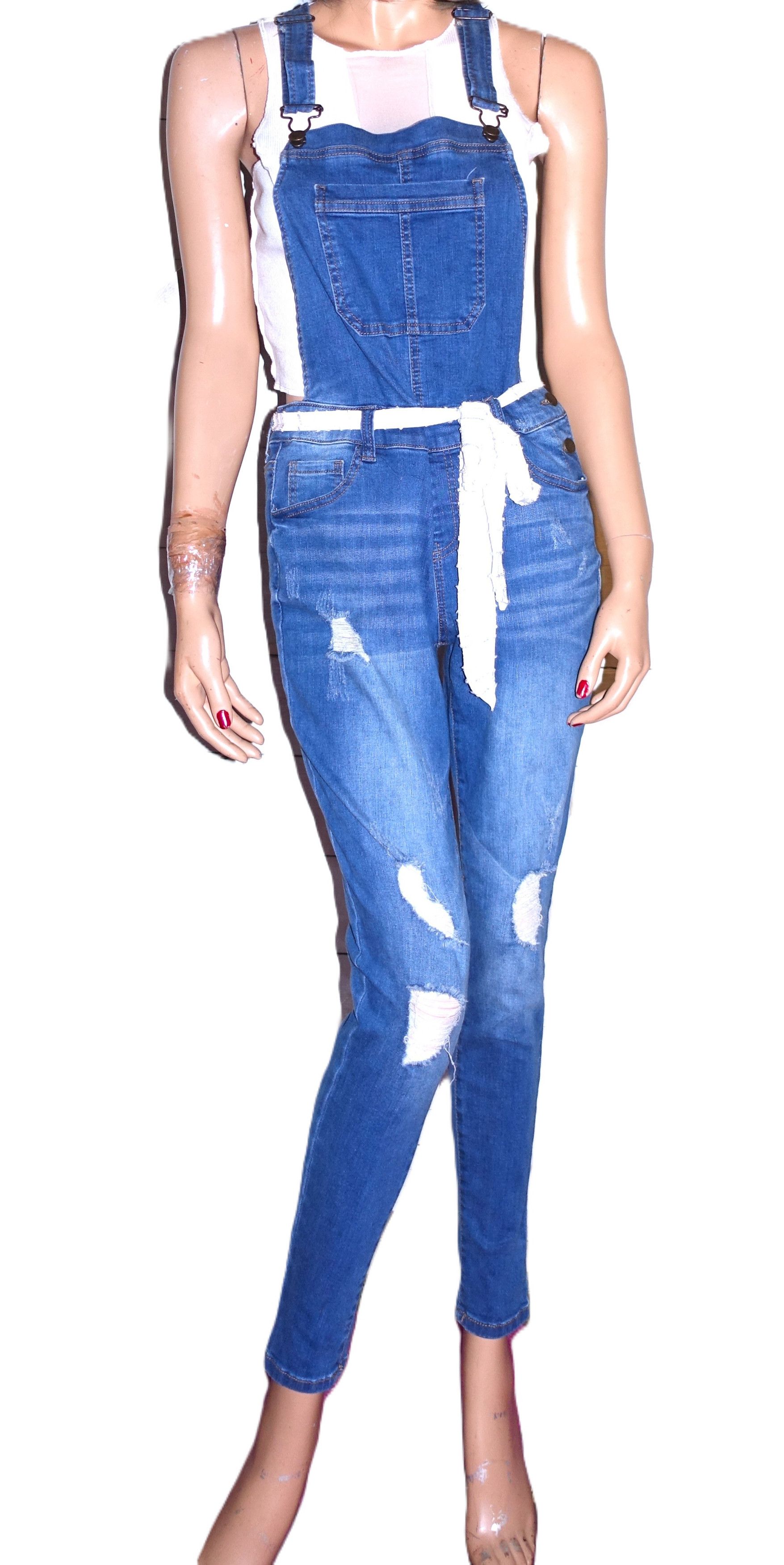 Other Wax Jeans Blue Overalls M Size 30" / US 8 / IT 44 - 1 Thumbnail