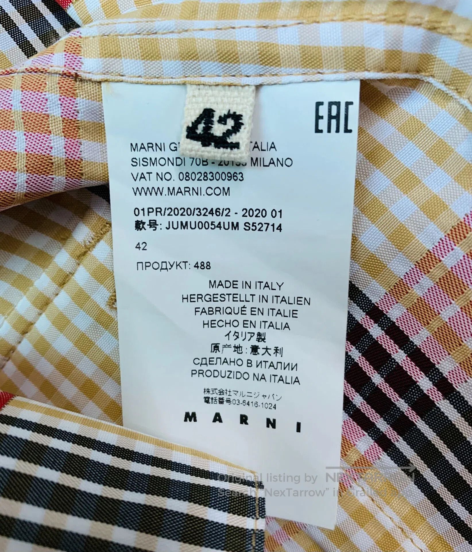 Marni Marni Oversized Check Shirt Jacket. Size US XS / EU 42 / 0 - 4 Thumbnail