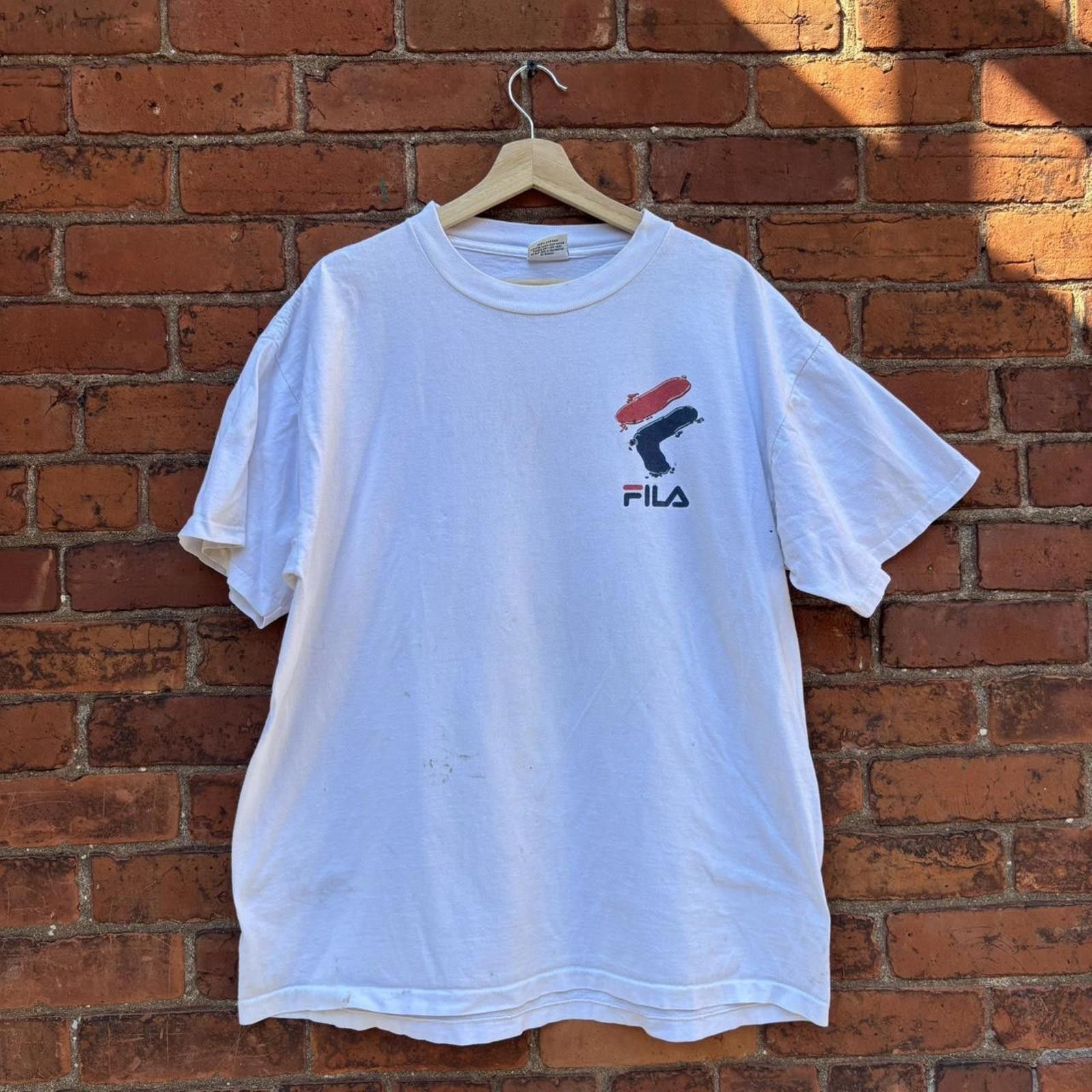 Fila vintage Fila mullet t shirt 90s L Size US L / EU 52-54 / 3 - 1 Thumbnail