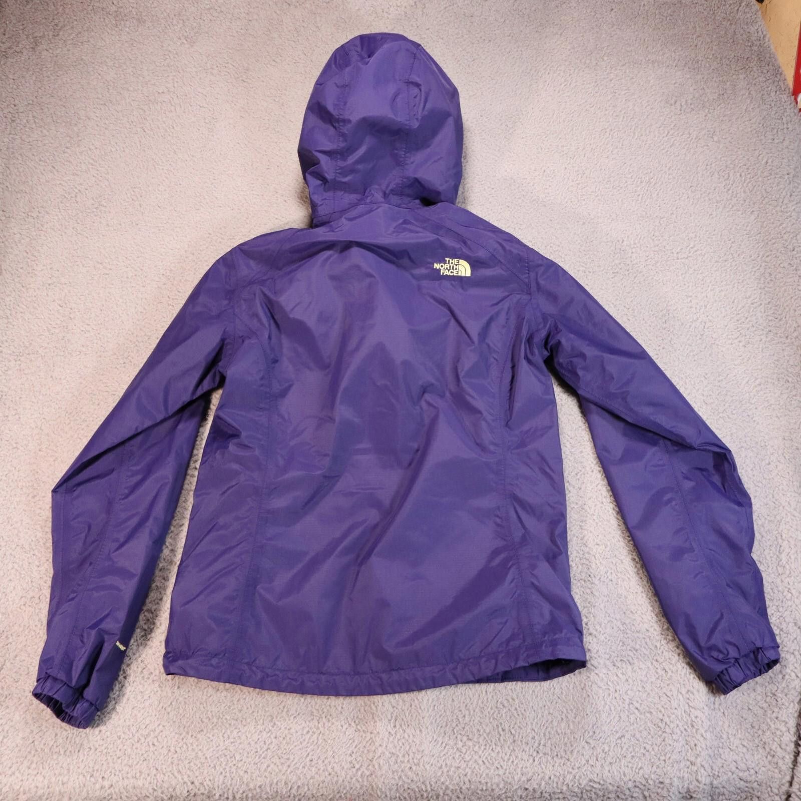 The North Face Northface Womens Small windbreaker navy blue yellow lining Size S / US 4 / IT 40 - 7 Thumbnail