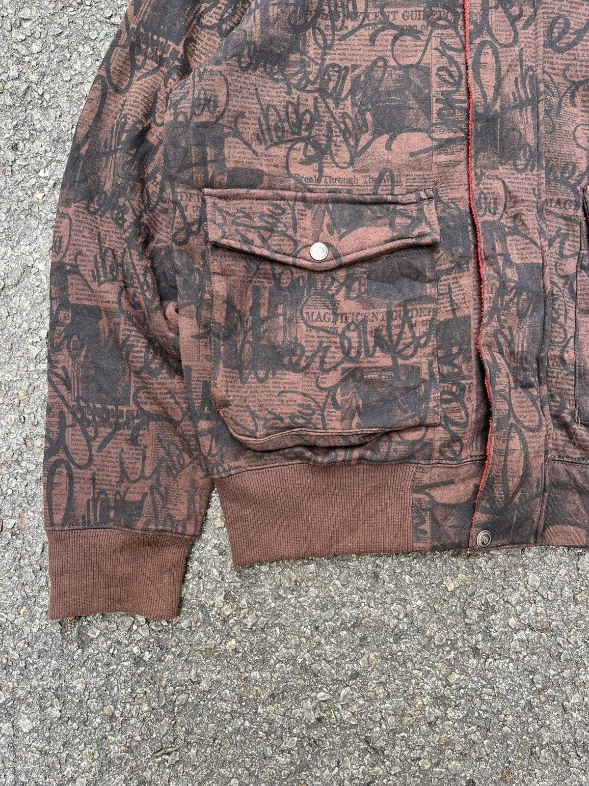 GOSTAR DE FUGA Poem Fur Hoodie B One Soul Jacket Lgb Cyber Grunge Punk Size US L / EU 52-54 / 3 - 4 Thumbnail