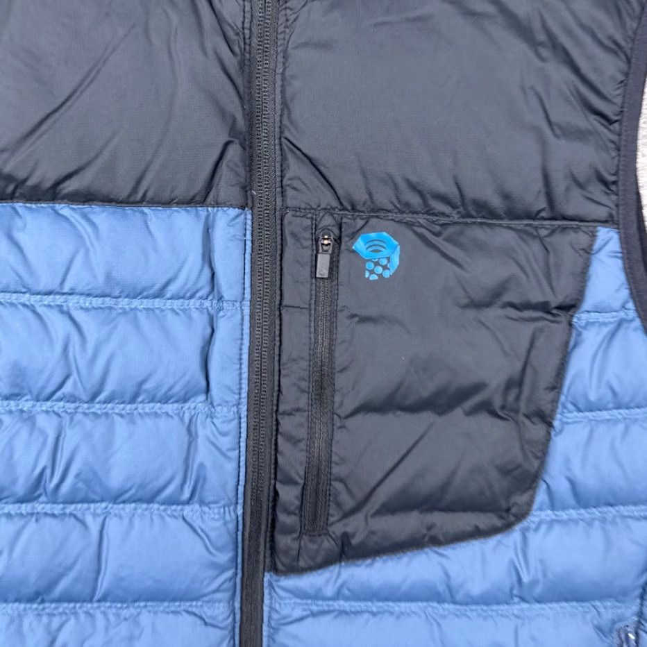 **Mens Mountain Hardware Dynotherm Blue 650 Goose Down Puffer Vest** User: Mens Mountain Hardware Dynotherm Blue 650 Goose Down Puffer Vest