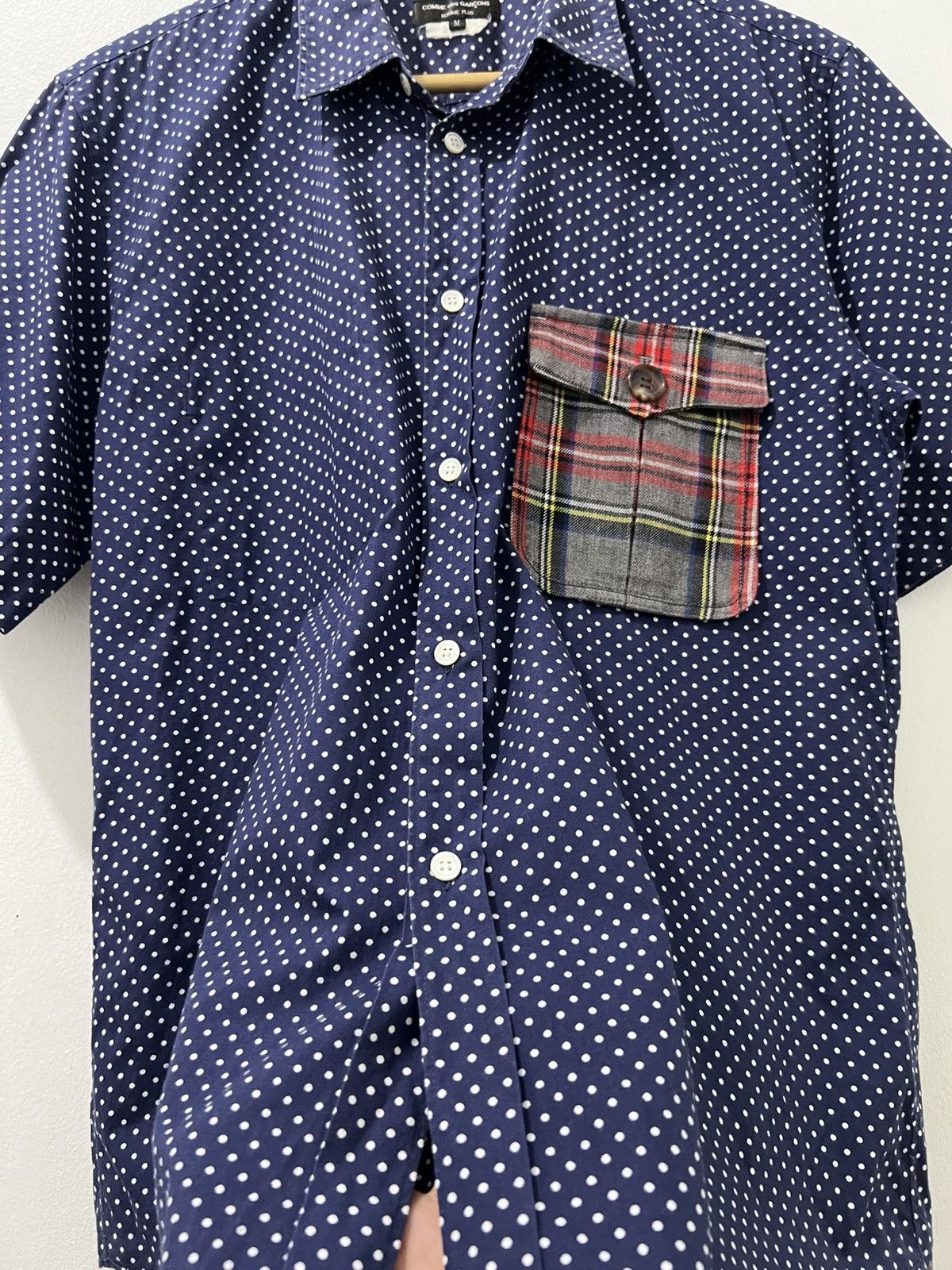 Comme des Garcons Homme Plus CDG Homme Plus - S/S10 Dot Tartan Check Chest Pocket SS Size US M / EU 48-50 / 2 - 6 Thumbnail