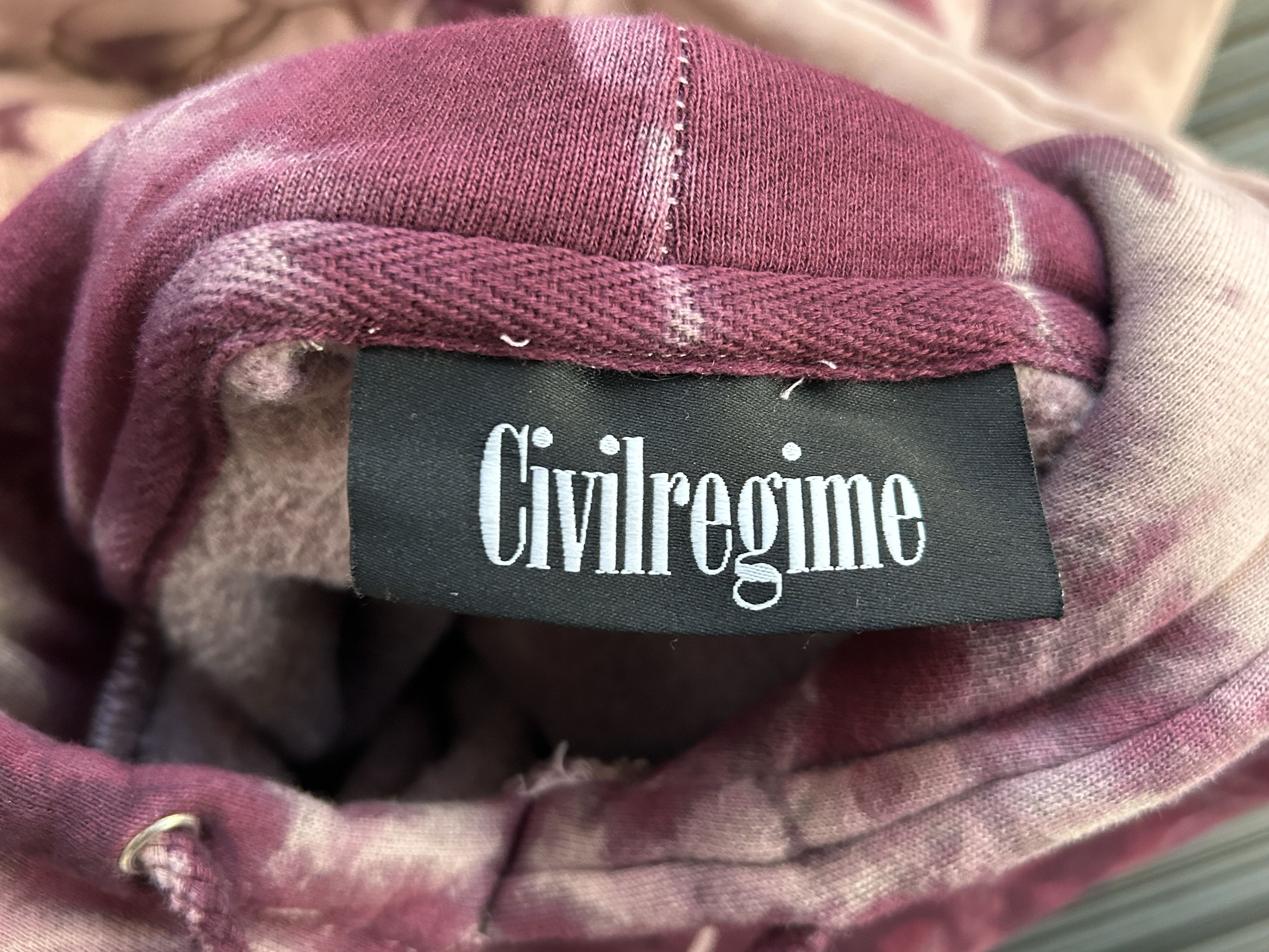 Civil Regime Civil Regime Red marble TIE DYE FLORAL HOODIE Size US M / EU 48-50 / 2 - 6 Thumbnail