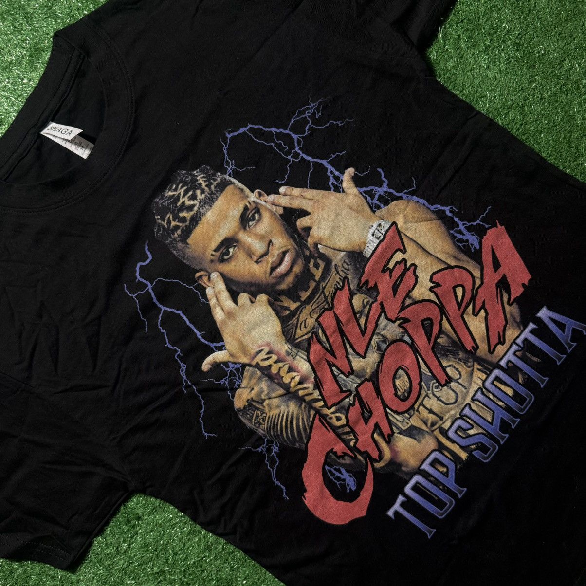 Rap Tees NLE CHOPPA “ TOP SHOTTA “ OFFICIAL WEBSITE MERCH Size US M / EU 48-50 / 2 - 2 Thumbnail