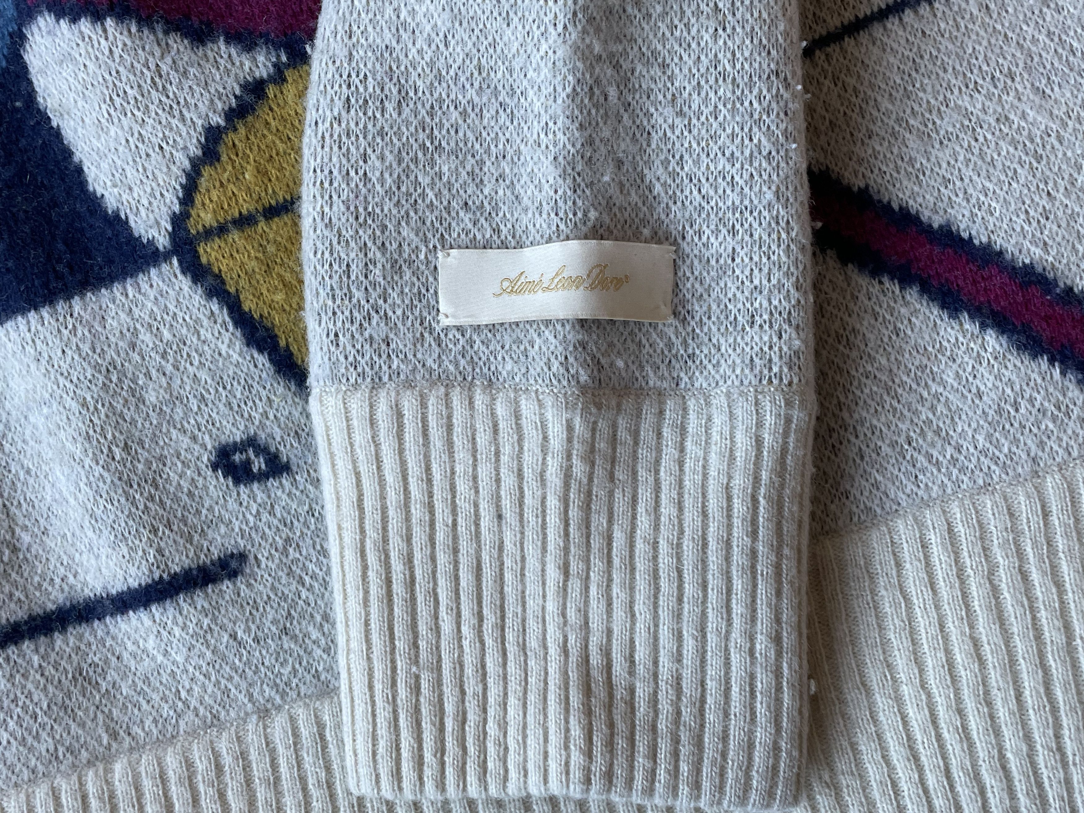 Aime Leon Dore Aime Leon Dore Molina Tape Up Knit Sweater Size US M / EU 48-50 / 2 - 5 Thumbnail
