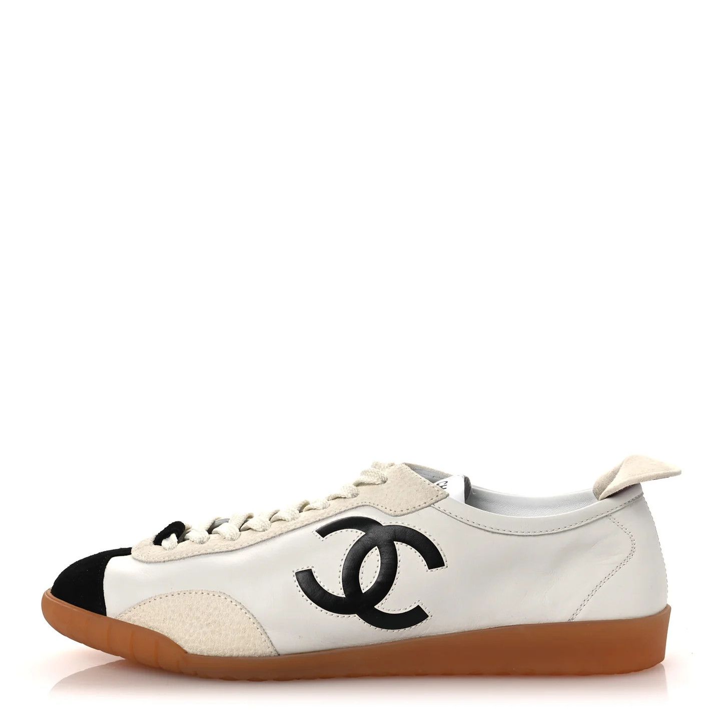 Chanel os11x0426 Calfskin Embossed Suede Sneakers in Multicolor Size US 6 / IT 36 - 1 Thumbnail
