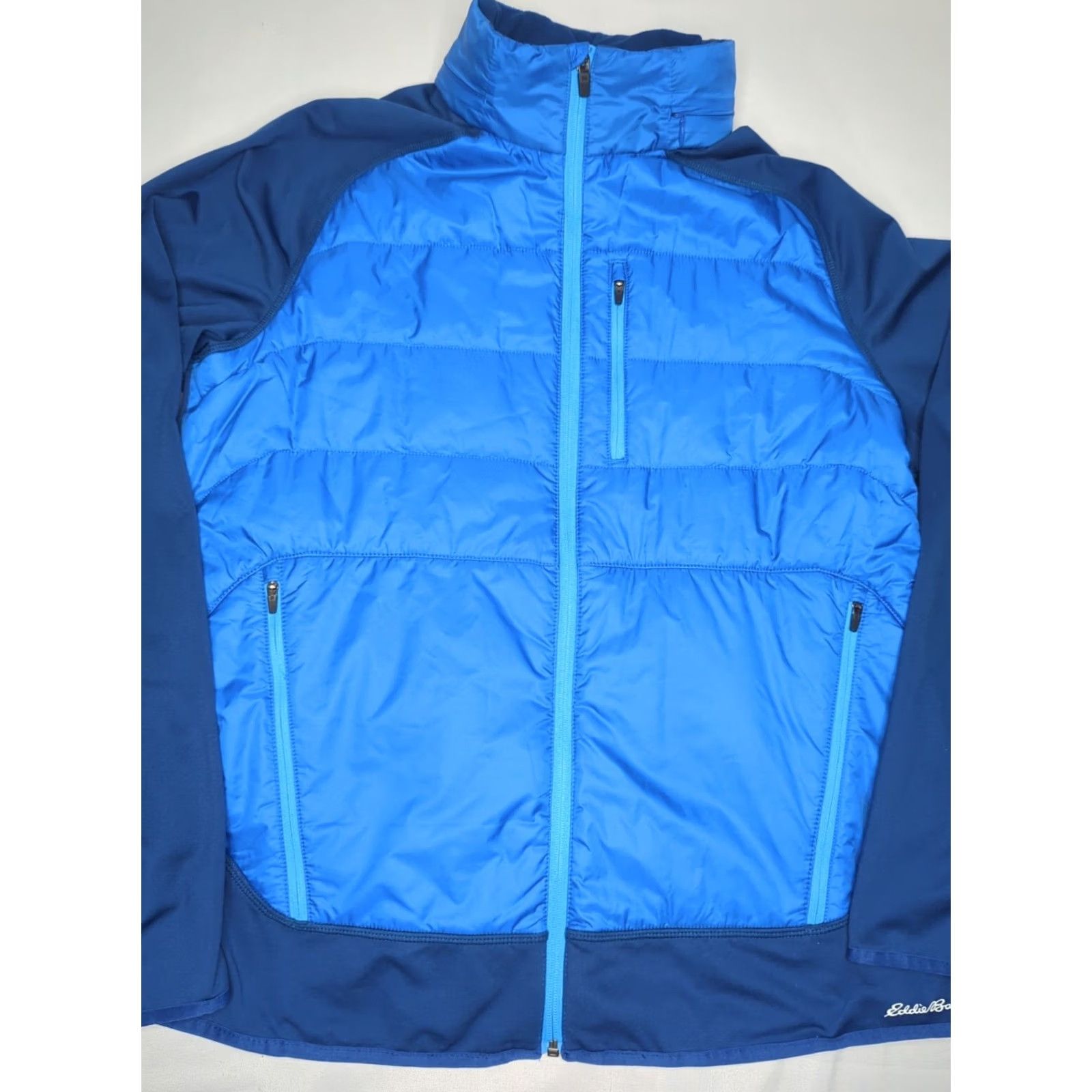 Eddie Bauer Eddie Bauer IgniteLite Hybrid Primaloft Jacket Hooded Blue Men Large Hiking Camp Size US L / EU 52-54 / 3 - 7 Thumbnail