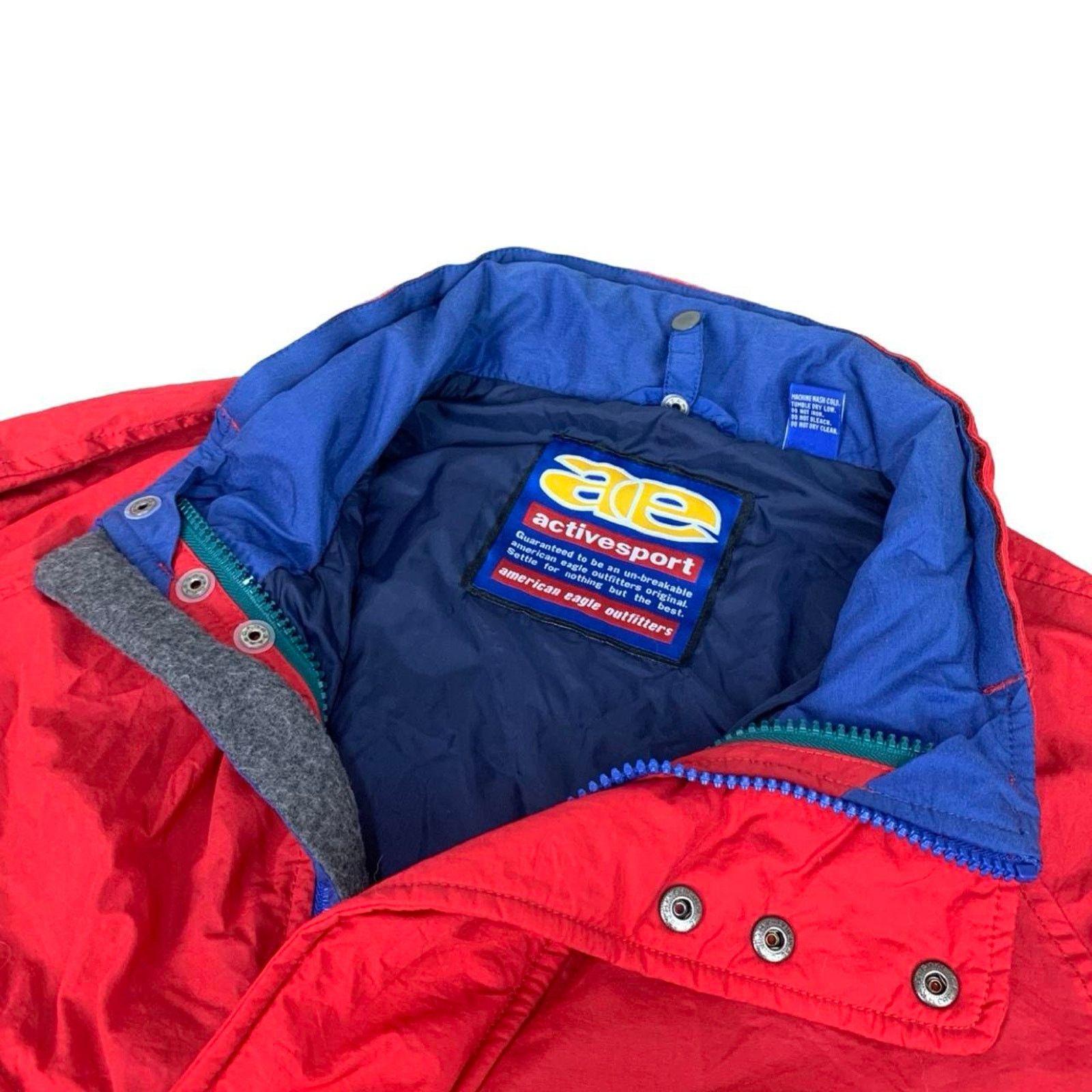 American Eagle Outfitters × Vintage Vintage 90s American Eagle Retro Windbreaker Jacket Size US XL / EU 56 / 4 - 2 Thumbnail