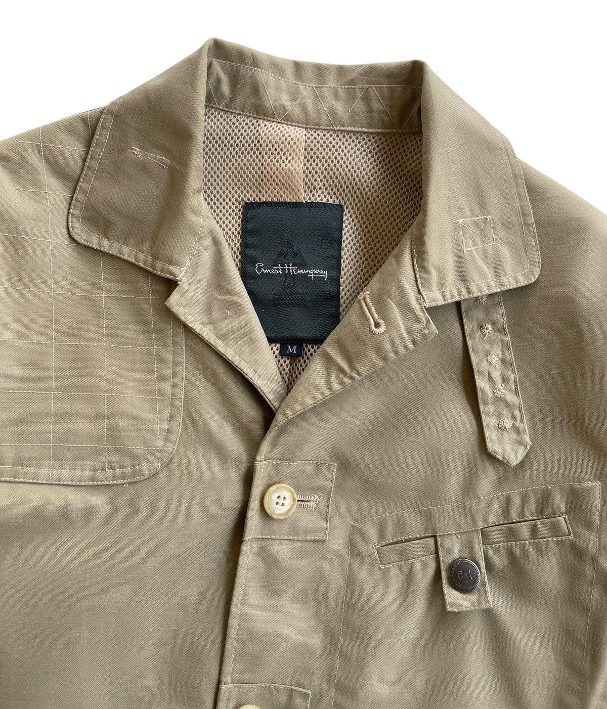 Huntington Vintage Earnest Hemingway Hunting Safari Jacket Size US M / EU 48-50 / 2 - 7 Thumbnail