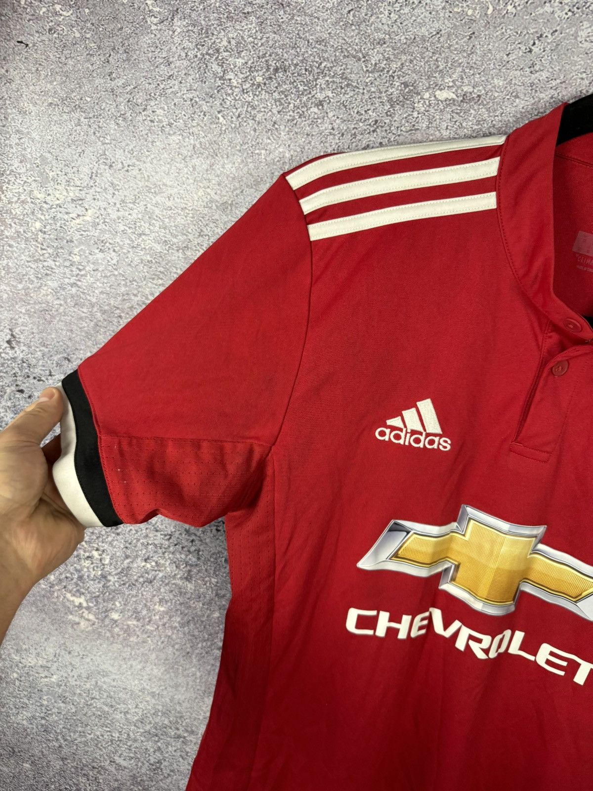 Adidas × Vintage Vintage Manchester United 2017/18 Adidas Soccer Jersey Small Size US S / EU 44-46 / 1 - 6 Thumbnail