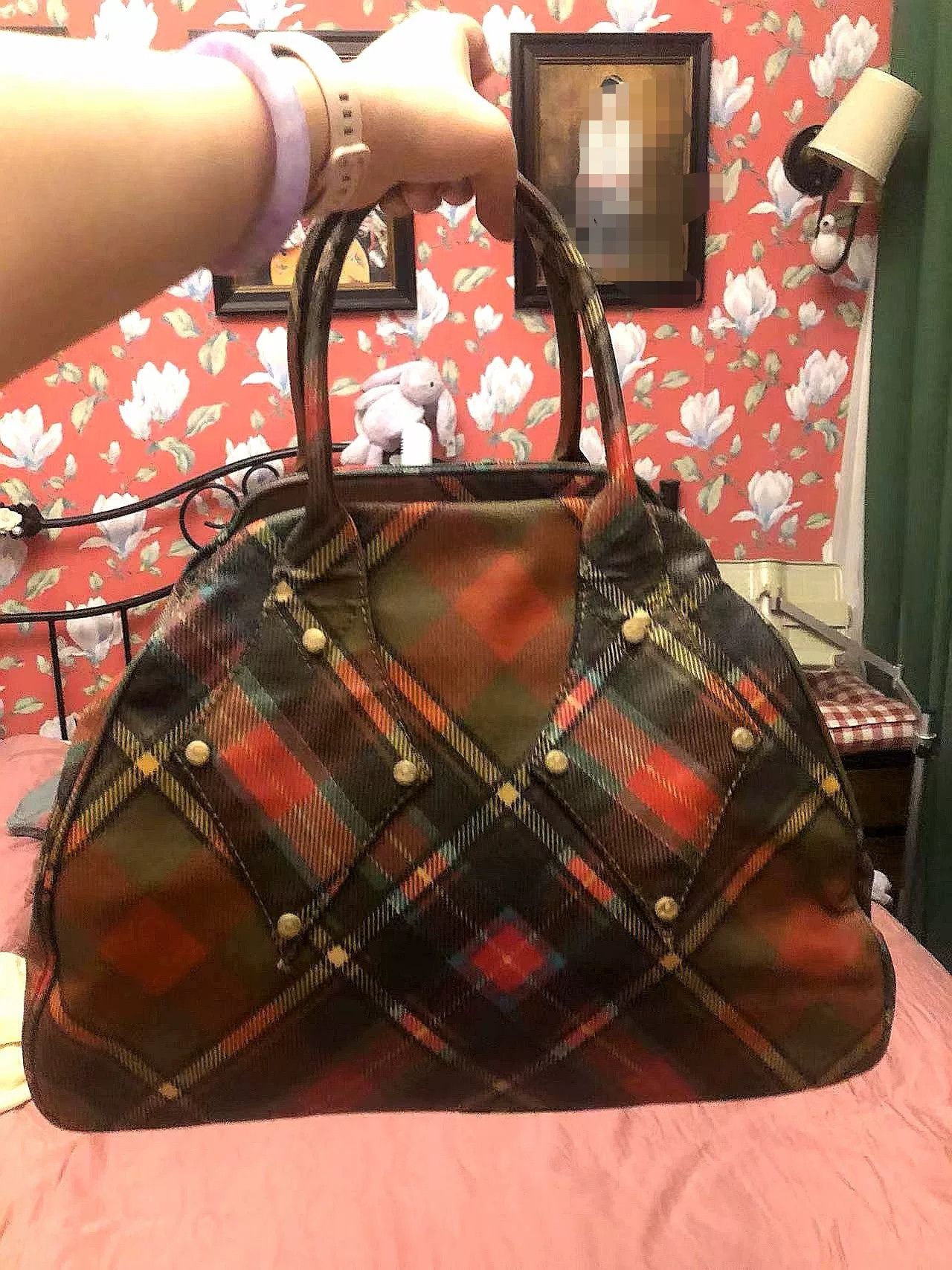 Vivienne Westwood Vivienne Westwood Red Plaid Bowling Bag Size ONE SIZE - 1 Thumbnail