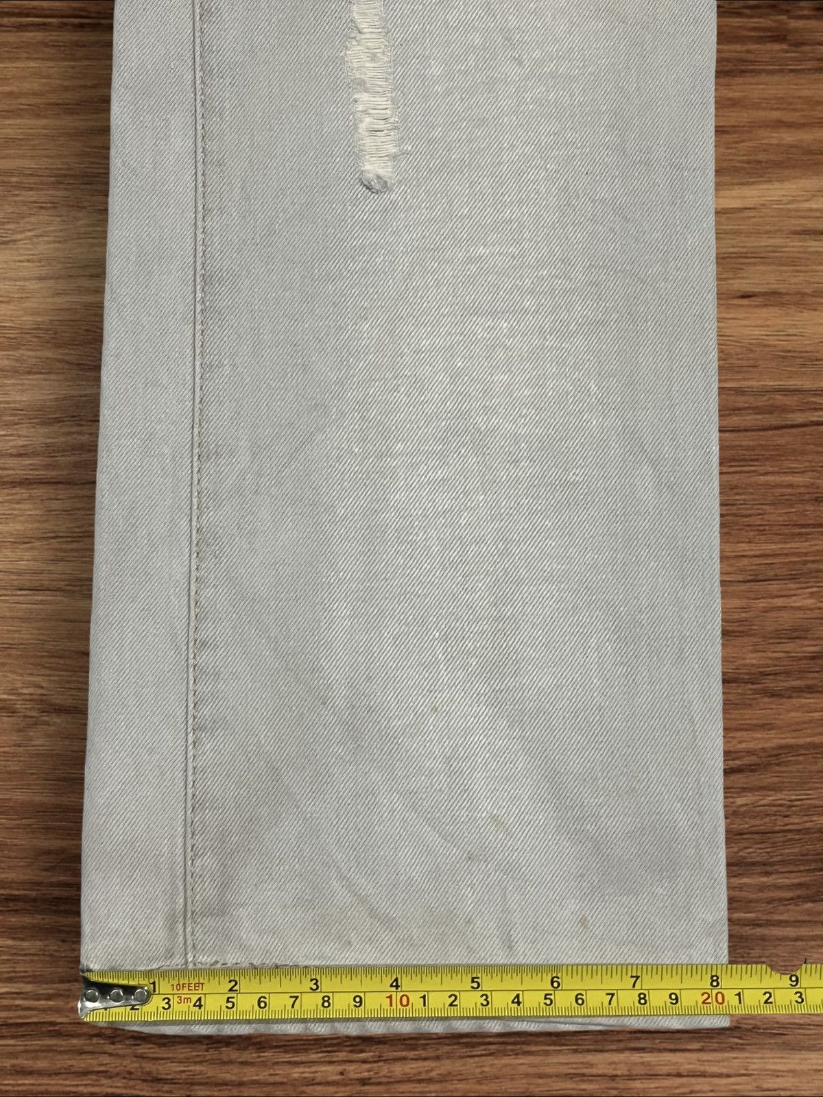 Neil Barrett Vintage Italian Neil Barrett Distressed Button Fly Mud Jeans Size US 33 - 22 Thumbnail