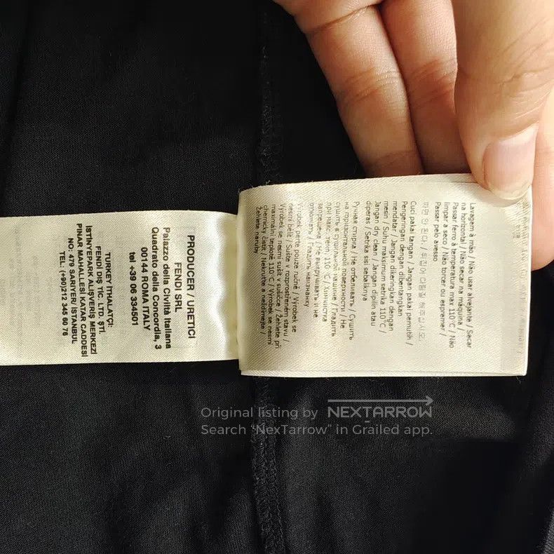 Fendi Fendi Short-sleeve T-shirt Size US XL / EU 56 / 4 - 8 Thumbnail