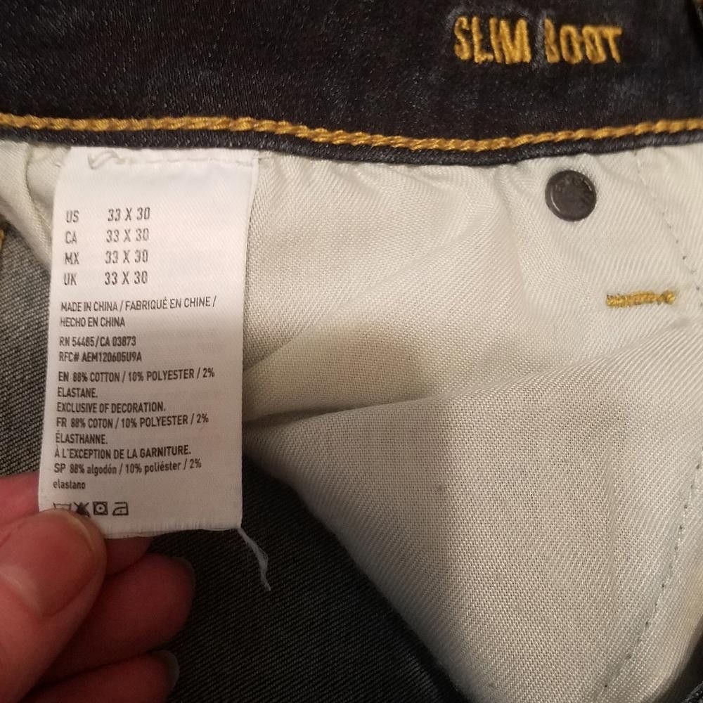 American Eagle Outfitters American Eagle Slim Boot Jeans Size 33X30 Size US 33 - 5 Thumbnail