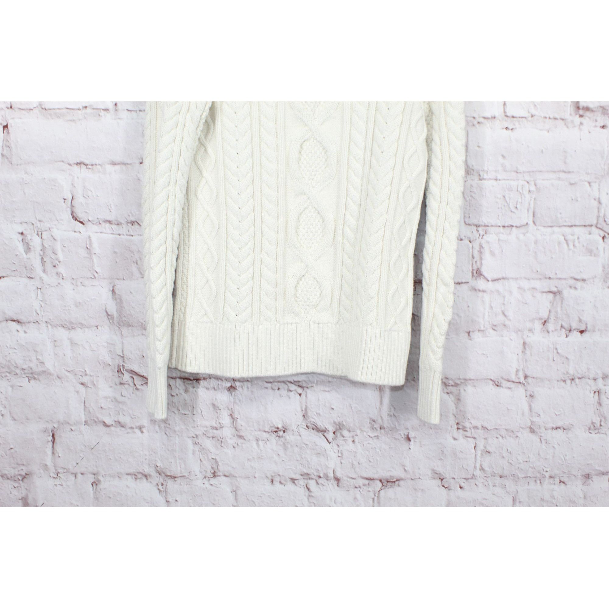L.L. Bean LL Bean Women's Heritage Fisherman Sweater Crewneck Size XS / US 0-2 / IT 36-38 - 3 Thumbnail