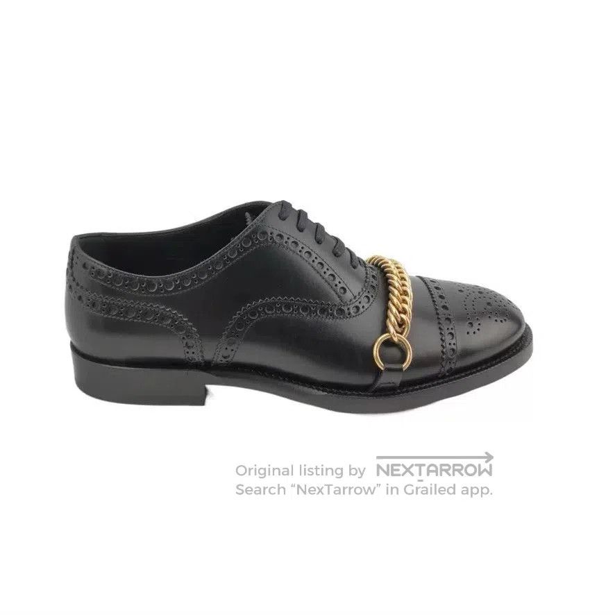 Burberry Burberry Men's Black Brogue Leather Shoes. Size US 7 / EU 40 - 2 Thumbnail