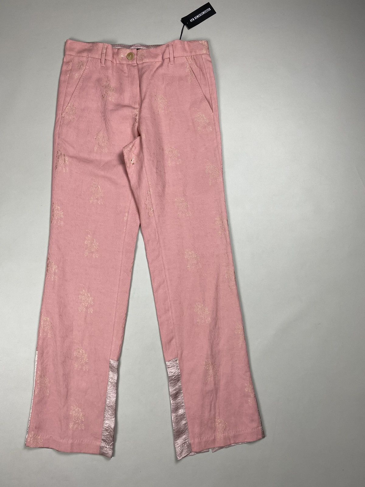 Ann Demeulemeester BNWT! Ann Demeulemeester cotton / linen wide leg dress pants Size 26" / US 2 / IT 38 - 3 Thumbnail