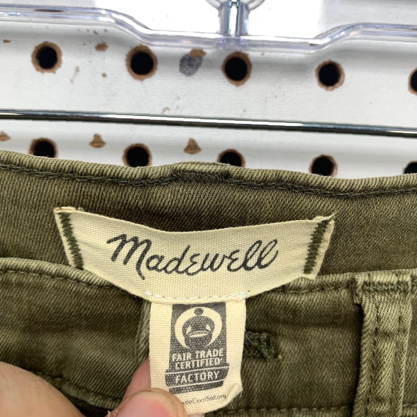 Madewell Madewell Jeans 10" High Rise Skinny Jeans Size 27 Green Denim Pockets Stretch Size 27" / US 4 / IT 40 - 4 Thumbnail