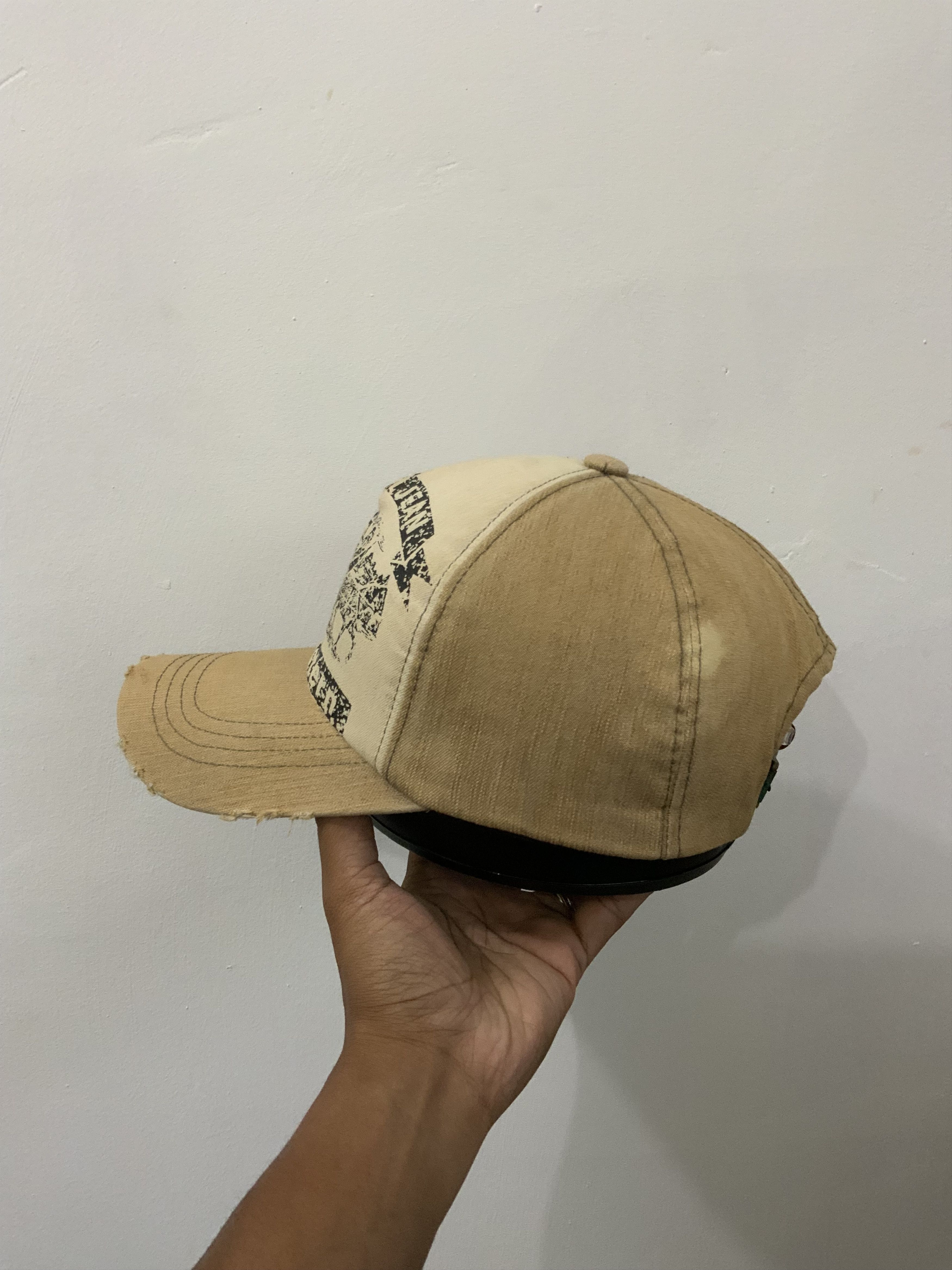 Japanese Brand Road Jeans U.S Western Bull Distressed Hat Cap Size ONE SIZE - 3 Thumbnail