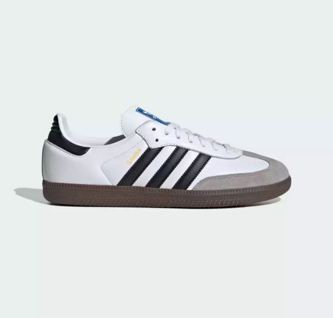 Adidas Adidas Samba Adidas Samba OG White/Blk/Granite B75806 Size US 8 / EU 41 - 5 Thumbnail