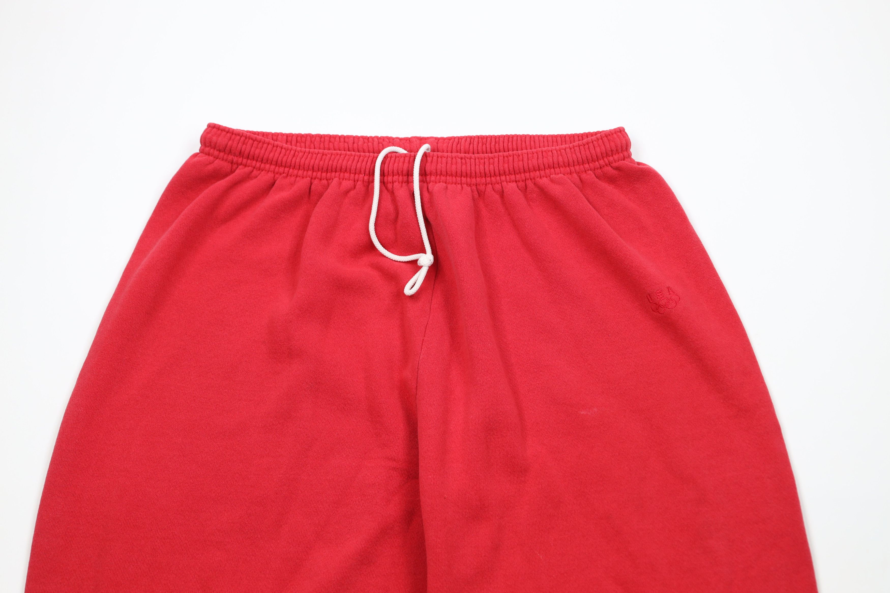 USA Olympics Vintage 90s USA Olympics Sweatpants Joggers Pants Red USA Size US 38 / EU 54 - 2 Thumbnail