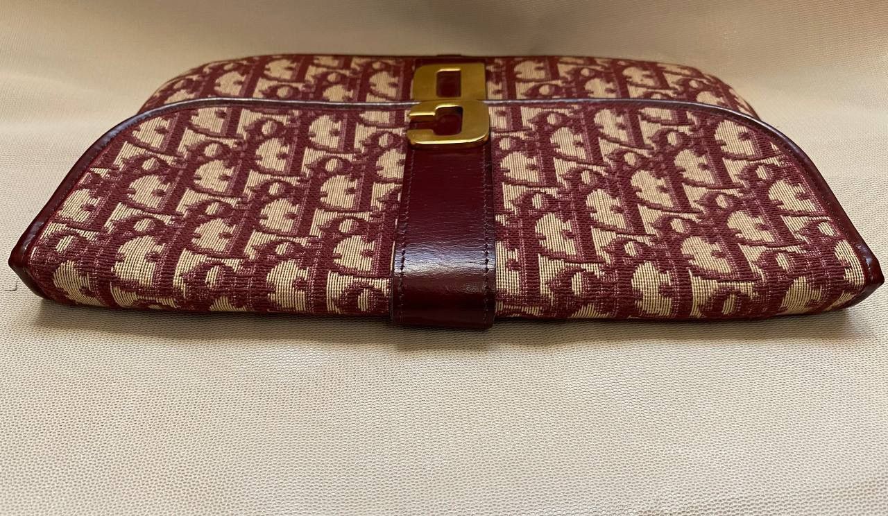 Christian Dior Monsieur × Dior 👜 Vintage Christian Dior Monogram Clutch very rare Size ONE SIZE - 8 Thumbnail