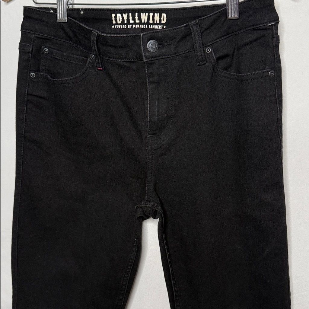 The Unbranded Brand NWOT Idyllwind by Miranda Lambert black boot cut jeans sz 8 Size 30" / US 8 / IT 44 - 2 Thumbnail