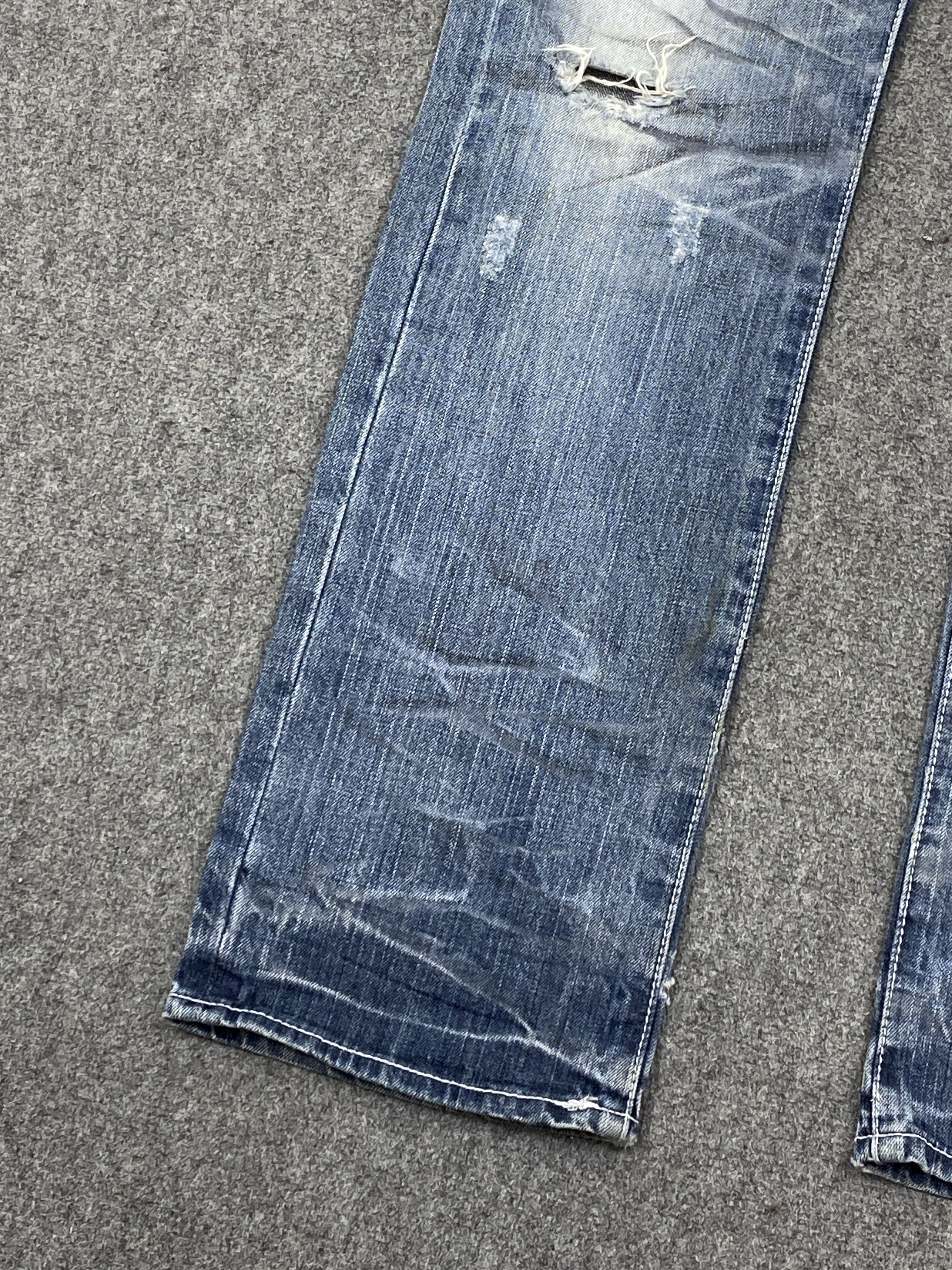 If Six Was Nine Vintage Japanese Brand Faded Blue jeans DP2747 Size US 32 / EU 48 - 13 Thumbnail