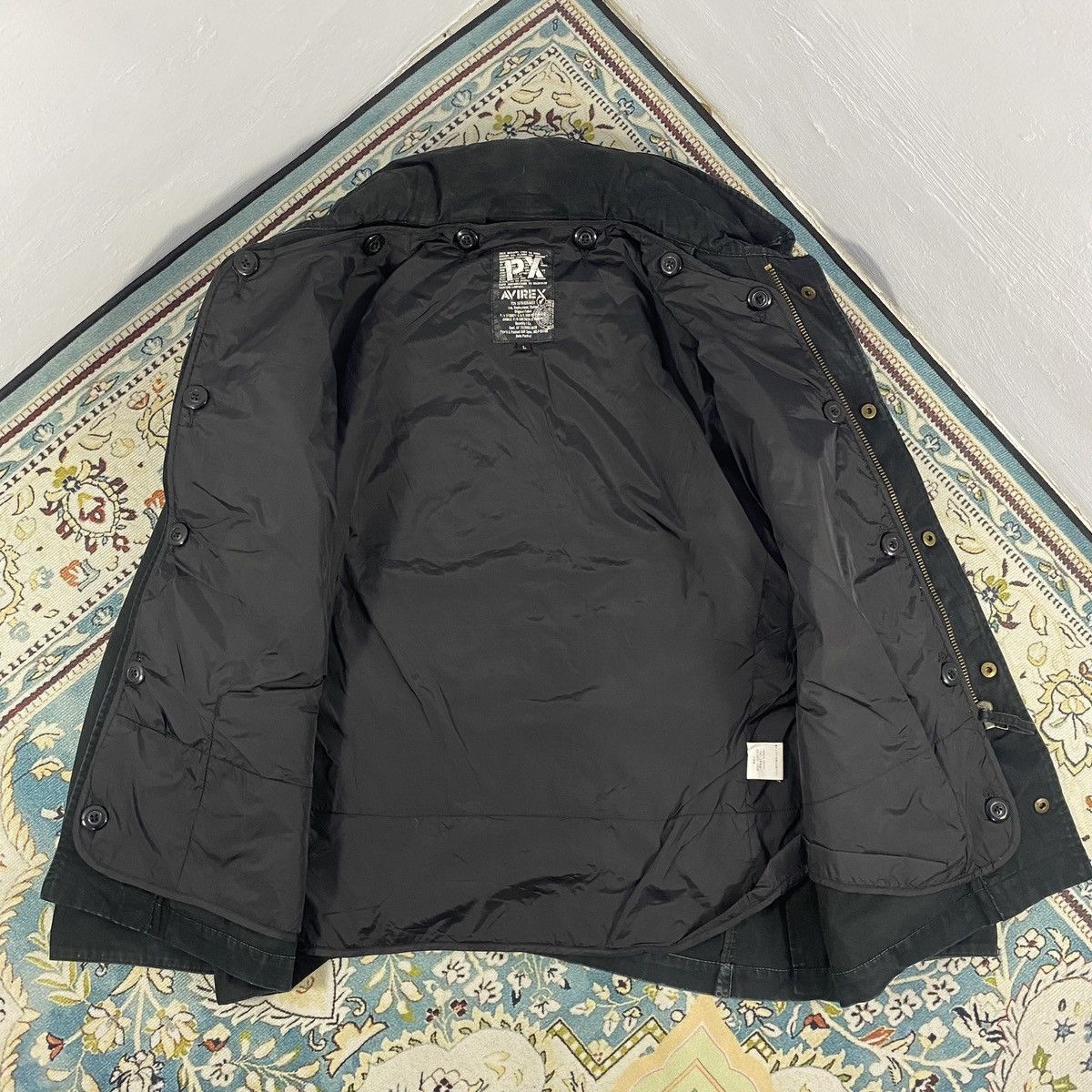 Alpha Industries × Avirex × Buzz Rickson's 1990s-Avirex PX M65 Canvas Double Inner Jacket Size US L / EU 52-54 / 3 - 2 Thumbnail