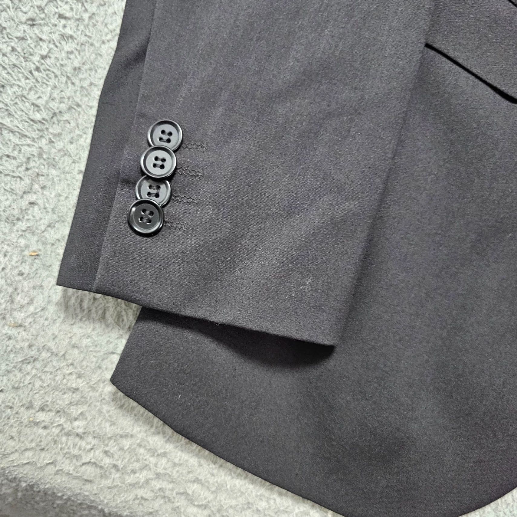 H&M H&M Blazer Mens 38R Black Regular Fit Blazer Jacket Single-Breasted 2-Button Notch Lapel Dry Clean Only Vintage No Size 38R - 3 Thumbnail