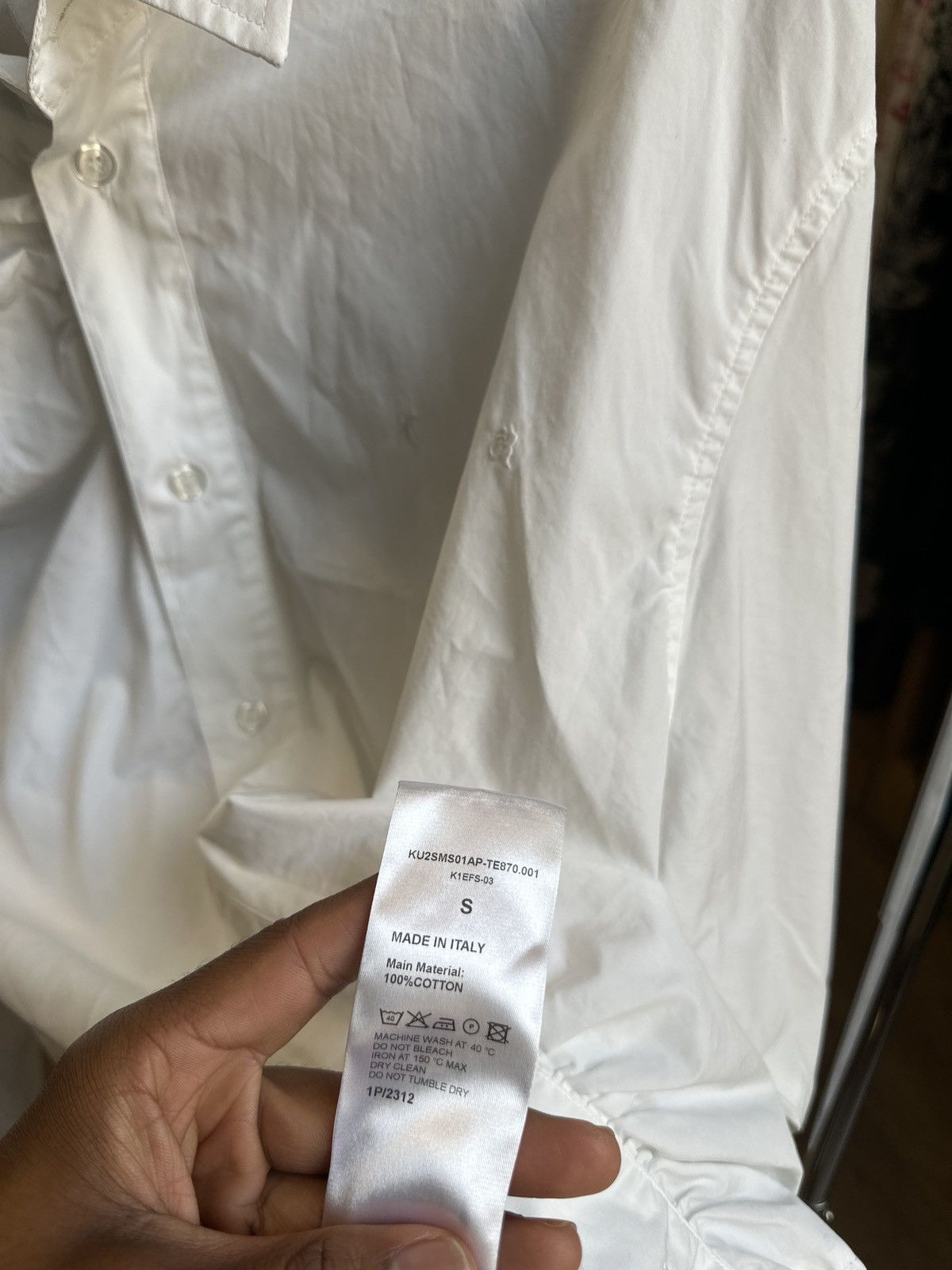 Kusikohc Pleated runched button down Size US S / EU 44-46 / 1 - 4 Thumbnail