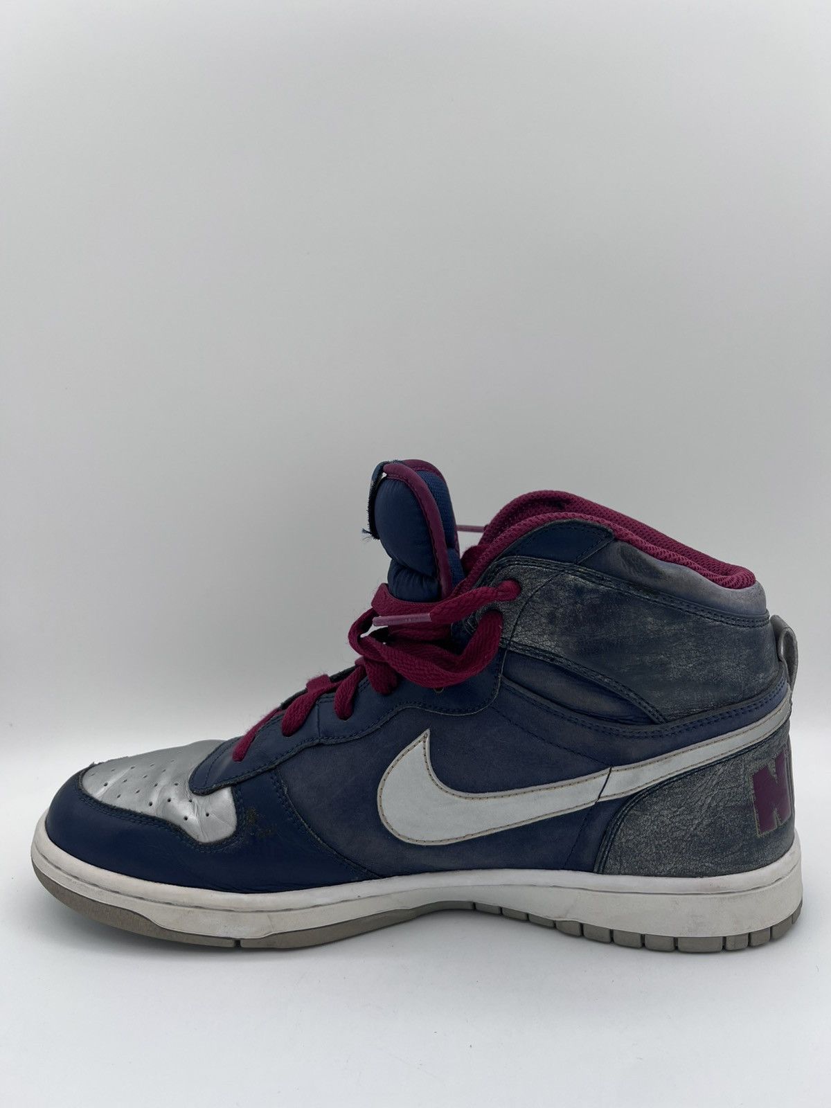 Nike Nike Dunk High Blue Silver Sneakers Retro 2009 Size 11 Mens Size US 11 / EU 44 - 5 Thumbnail