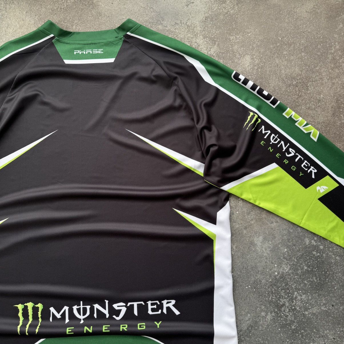 Hypebeast Kawasaki Monster Energy Vintage Y2K Racing Jersey Size US L / EU 52-54 / 3 - 14 Thumbnail