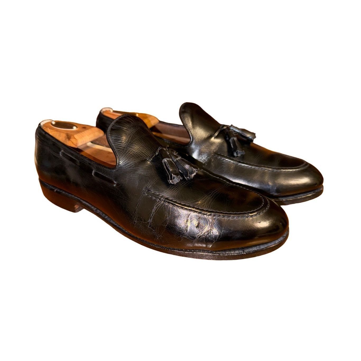 Allen Edmonds Black Allen Edmonds Saratoga Made in USA Tassel Loafers Size Size US 9.5 / EU 42-43 - 1 Thumbnail
