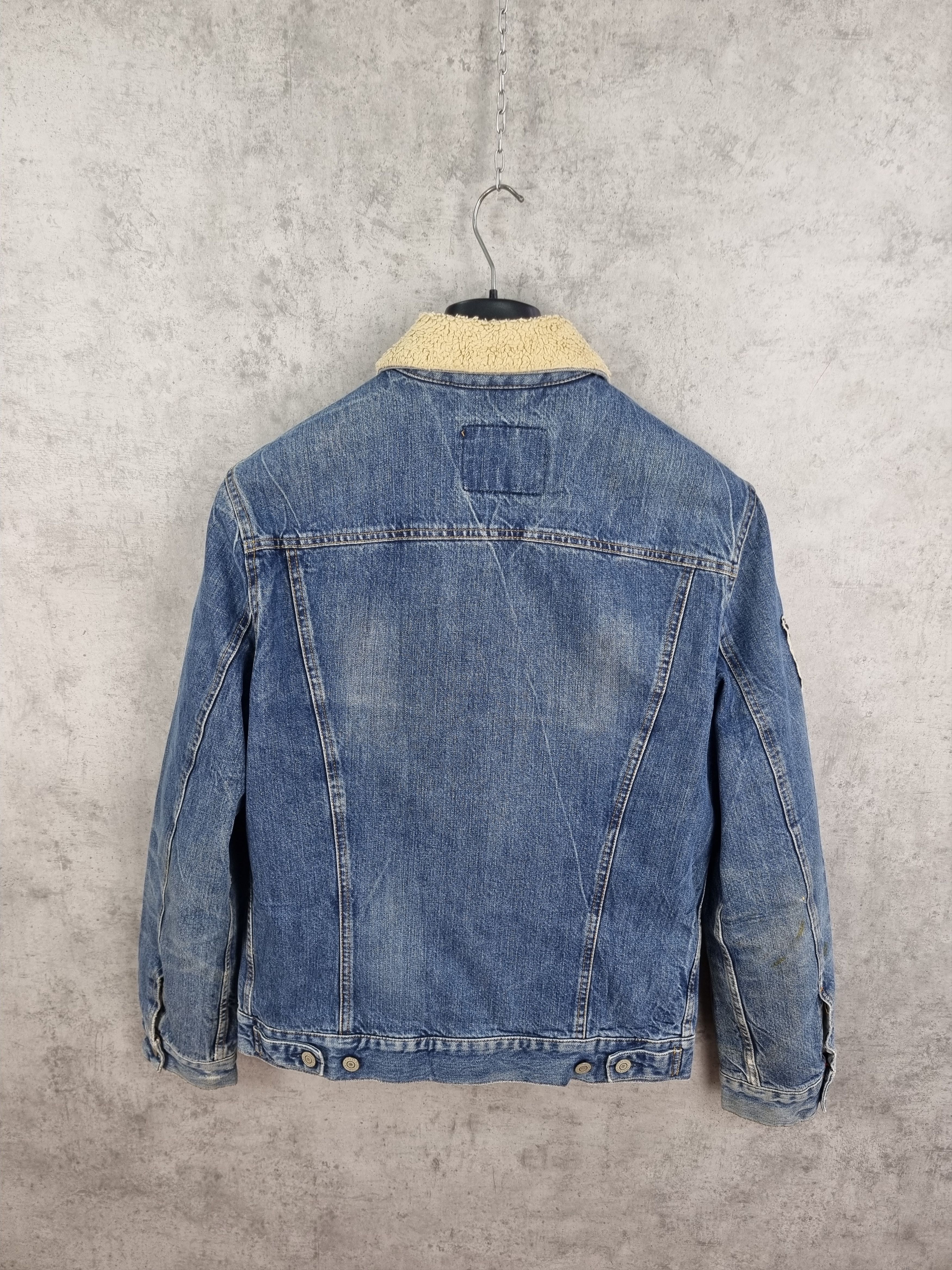 Levi's × Levi's Vintage Clothing × Vintage Distressed Faded Dirty Levi's Plaid Inside Sherpa Collar Size US M / EU 48-50 / 2 - 3 Thumbnail