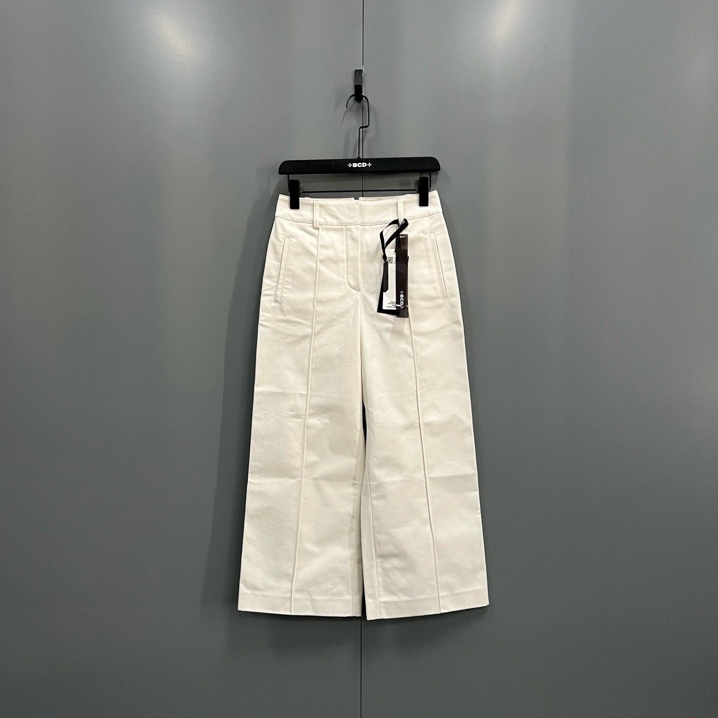 Hermes Hermes Wide-Leg White Pants 34 Women Size 34" / US 12 / IT 48 - 1 Thumbnail