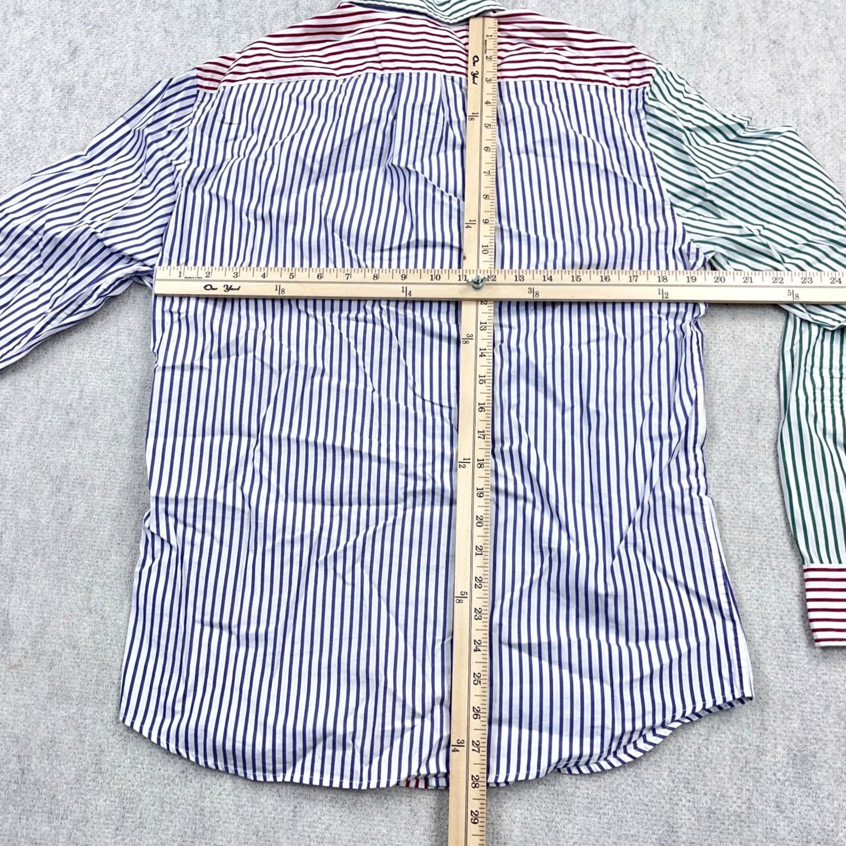 J.Crew J.CREW Shirt Men M Slim Fit Colorblock Button Up Multicolor Striped 2 Ply Poplin Preppy Casual Modern Size US M / EU 48-50 / 2 - 6 Thumbnail