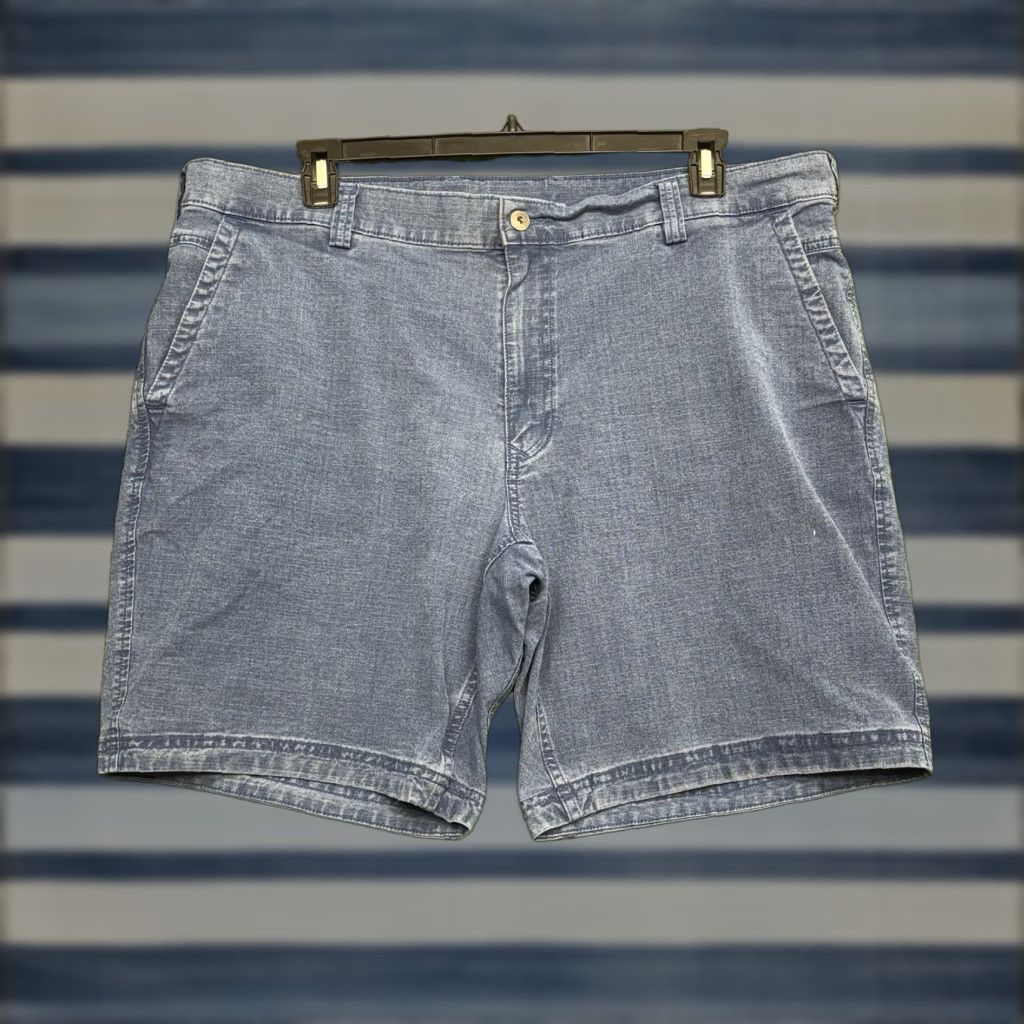 Vintage Duluth Men's Shorts 42 Relaxed Cargo Twill Blue 8in Inseam Cargo Pocket Workwear Outdoor Casual Size US 42 / EU 58 - 1 Thumbnail