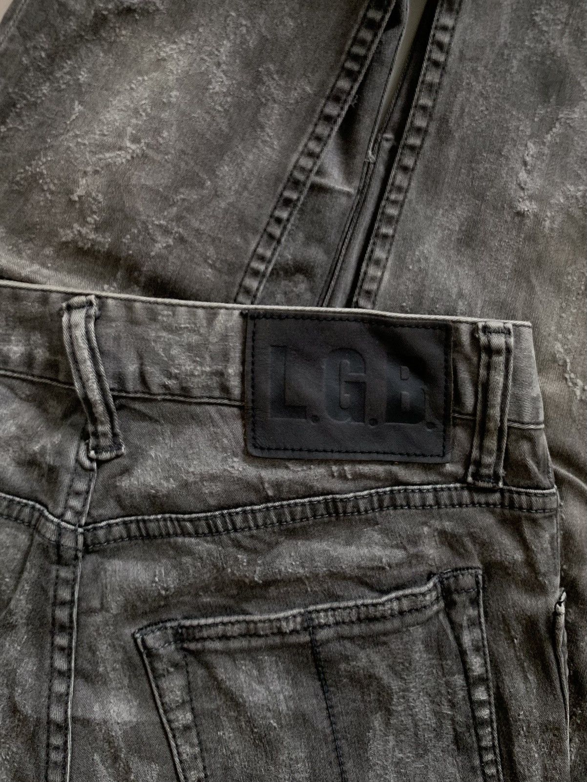 Le Grande Bleu (L.G.B.) L.G.B Le Grande Bleu Skinny Distressed Jeans Size US 26 / EU 42 - 4 Thumbnail