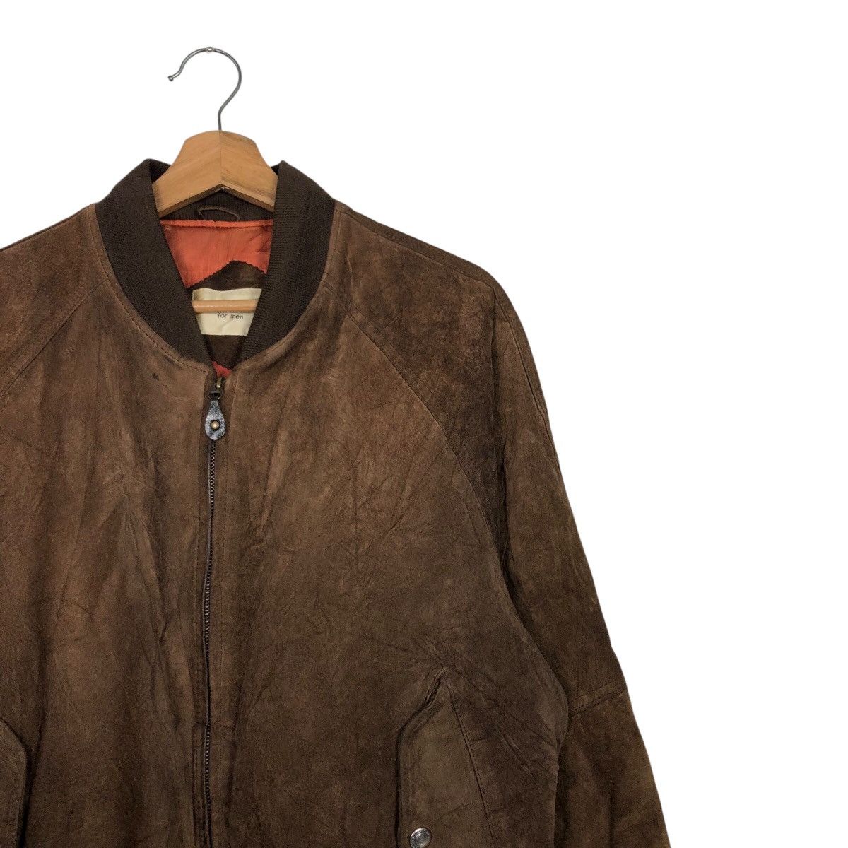 Japanese Brand 📌Vintage Leather Jacket Atelier Sab For Men Issey Miyake Size US M / EU 48-50 / 2 - 7 Thumbnail