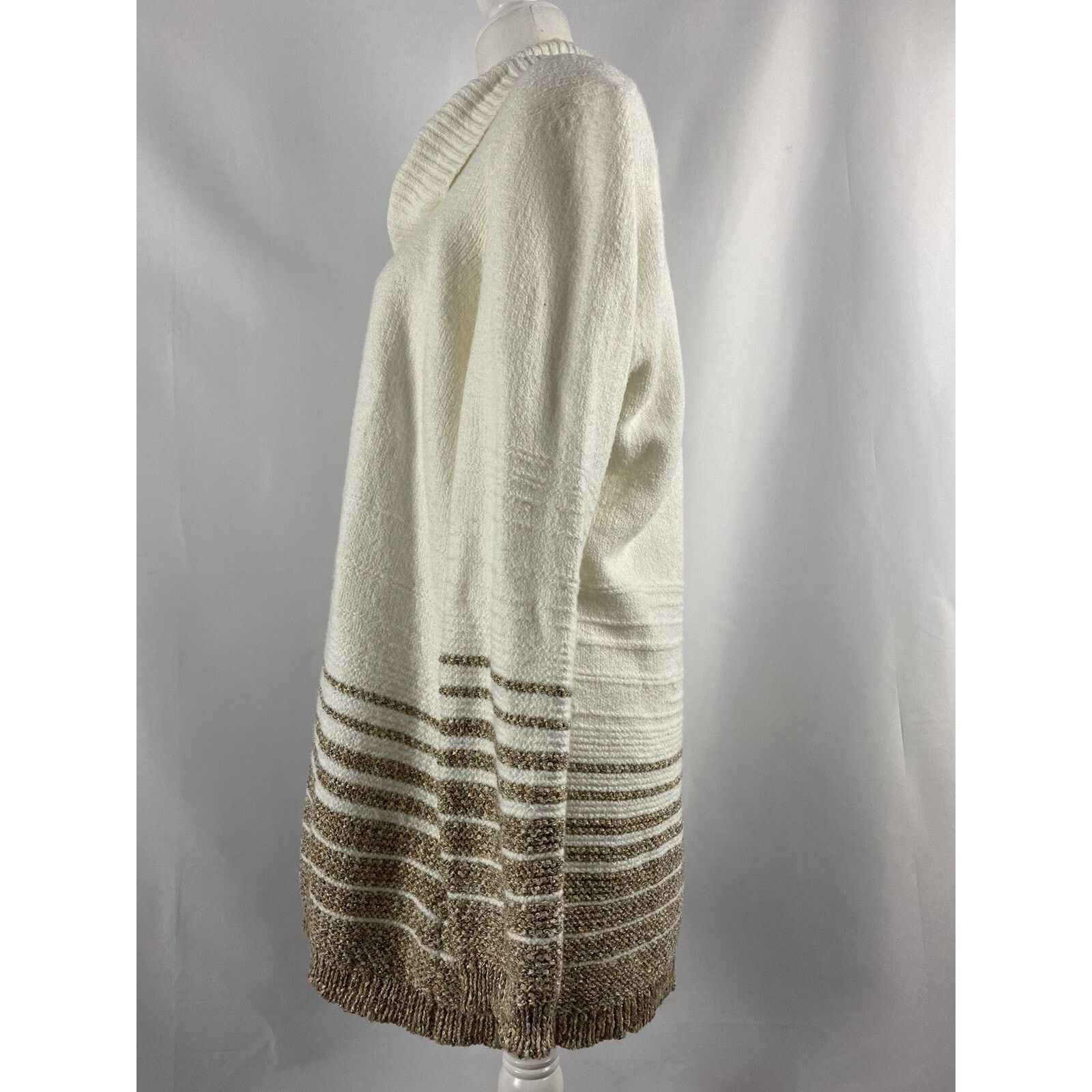 Calvin Klein NWT Calvin Klein Striped Turtleneck Stretch Size L A002097 Size L / US 10 / IT 46 - 5 Thumbnail