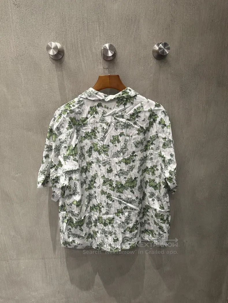 Dior Dior Full printed dark Logo short sleeve silk flower shirt Size US XS / EU 42 / 0 - 2 Thumbnail