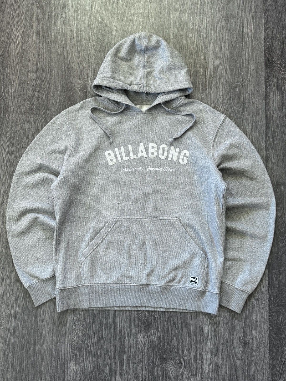 Billabong Vintage Billabong Gray Logo Hoodie Size US M / EU 48-50 / 2 - 1 Thumbnail