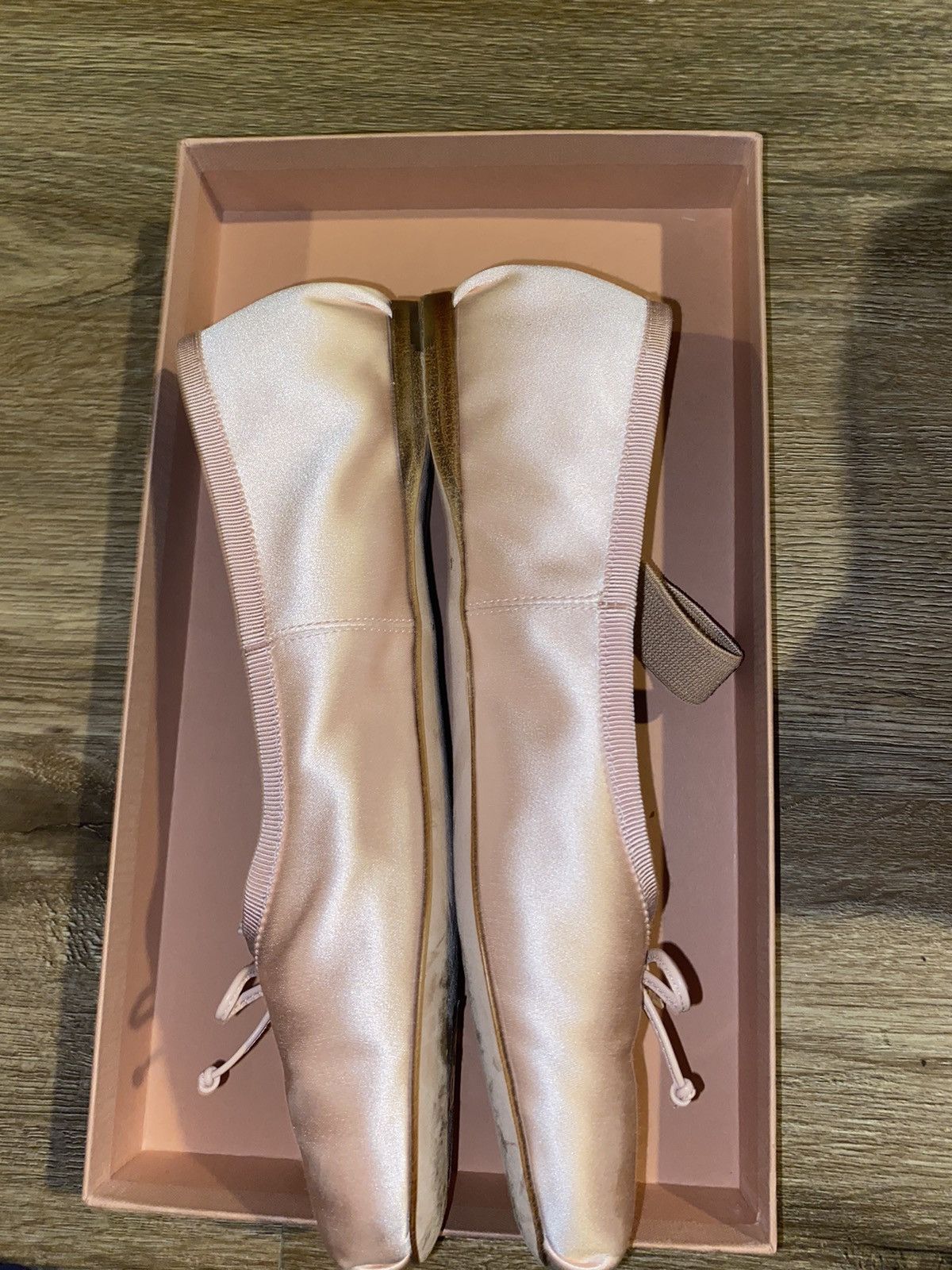 Miu Miu Pink Miu Miu Ballet Flats With Bow Detail Size US 7.5 / IT 37.5 - 2 Thumbnail