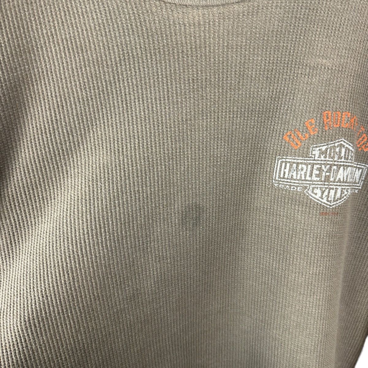 Harley Davidson Mens Y2K Harley Davidson Waffle Knit Tennessee Shirt Size US XXL / EU 58 / 5 - 5 Thumbnail