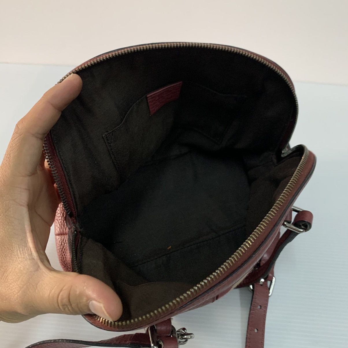 Gucci Gucci Alma Small Leather Sling Bag Size ONE SIZE - 10 Thumbnail