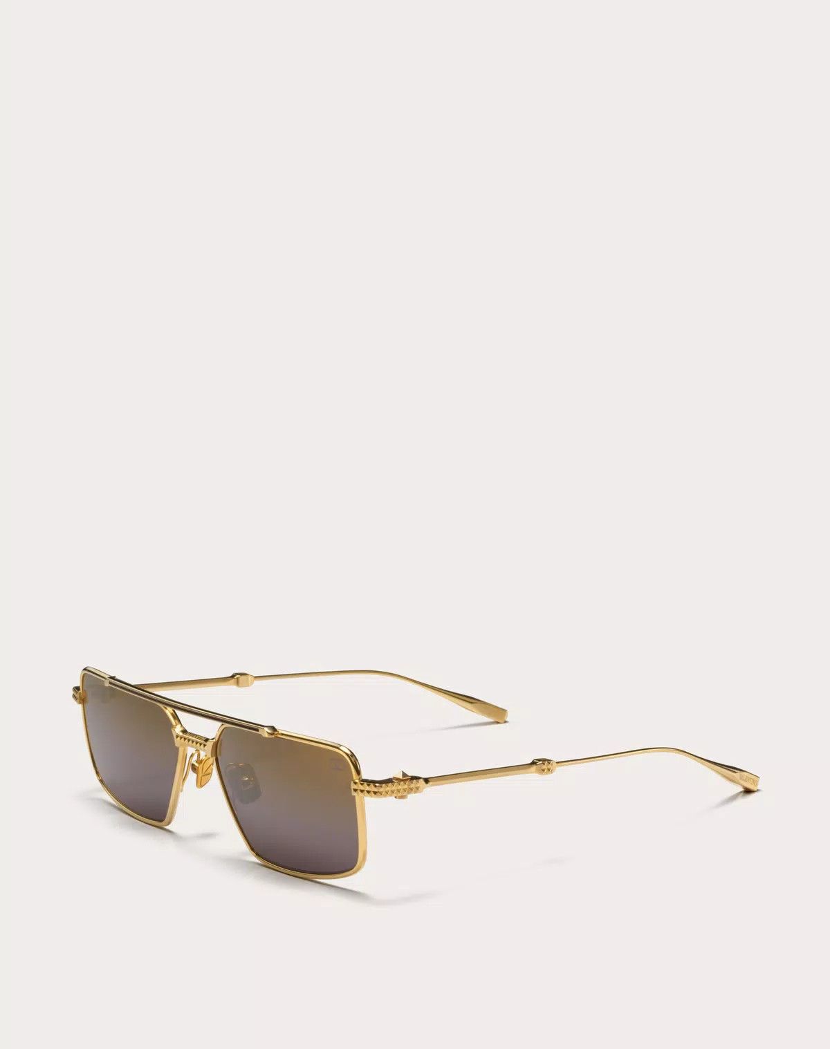 Valentino oc11z0725 Size: 58/ Rectangular Metal Frame in Golden Size ONE SIZE - 2 Thumbnail