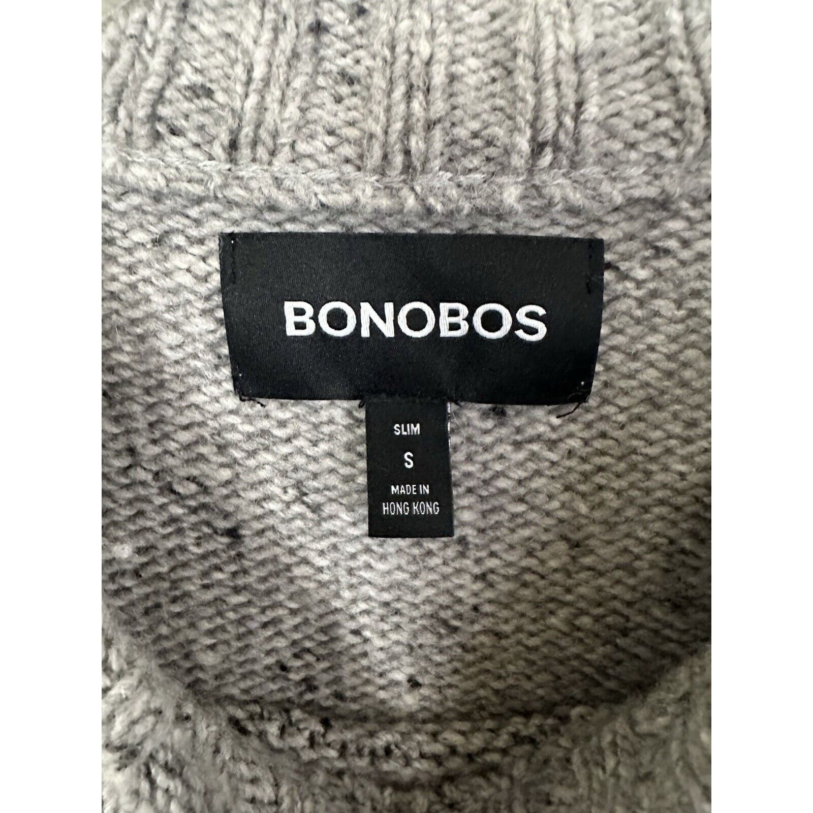Bonobos Bonobos Men's Pullover Sweater Wool Blend Long Sleeve Small Size US S / EU 44-46 / 1 - 7 Thumbnail