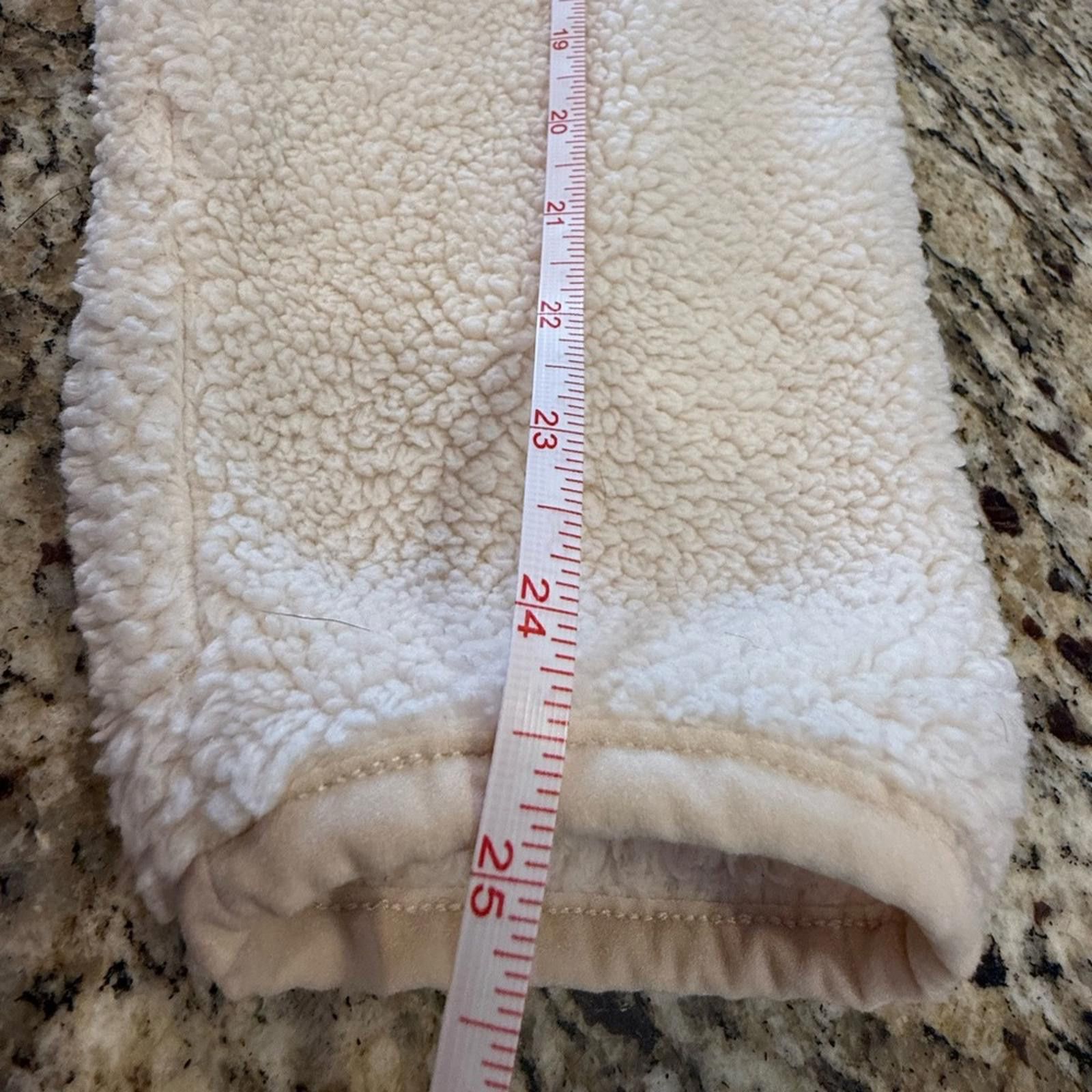 Other JoyLab cream Sherpa jacket quilted kangaroo pocket SZ XXL Size XXL / US 16-18 / IT 52-54 - 9 Thumbnail